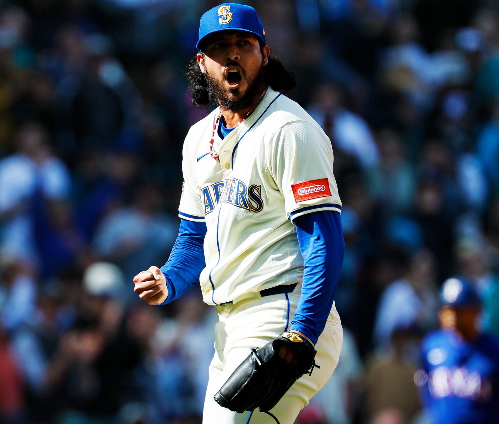 Andrés Muñoz has 20 strikeouts against two walks this year