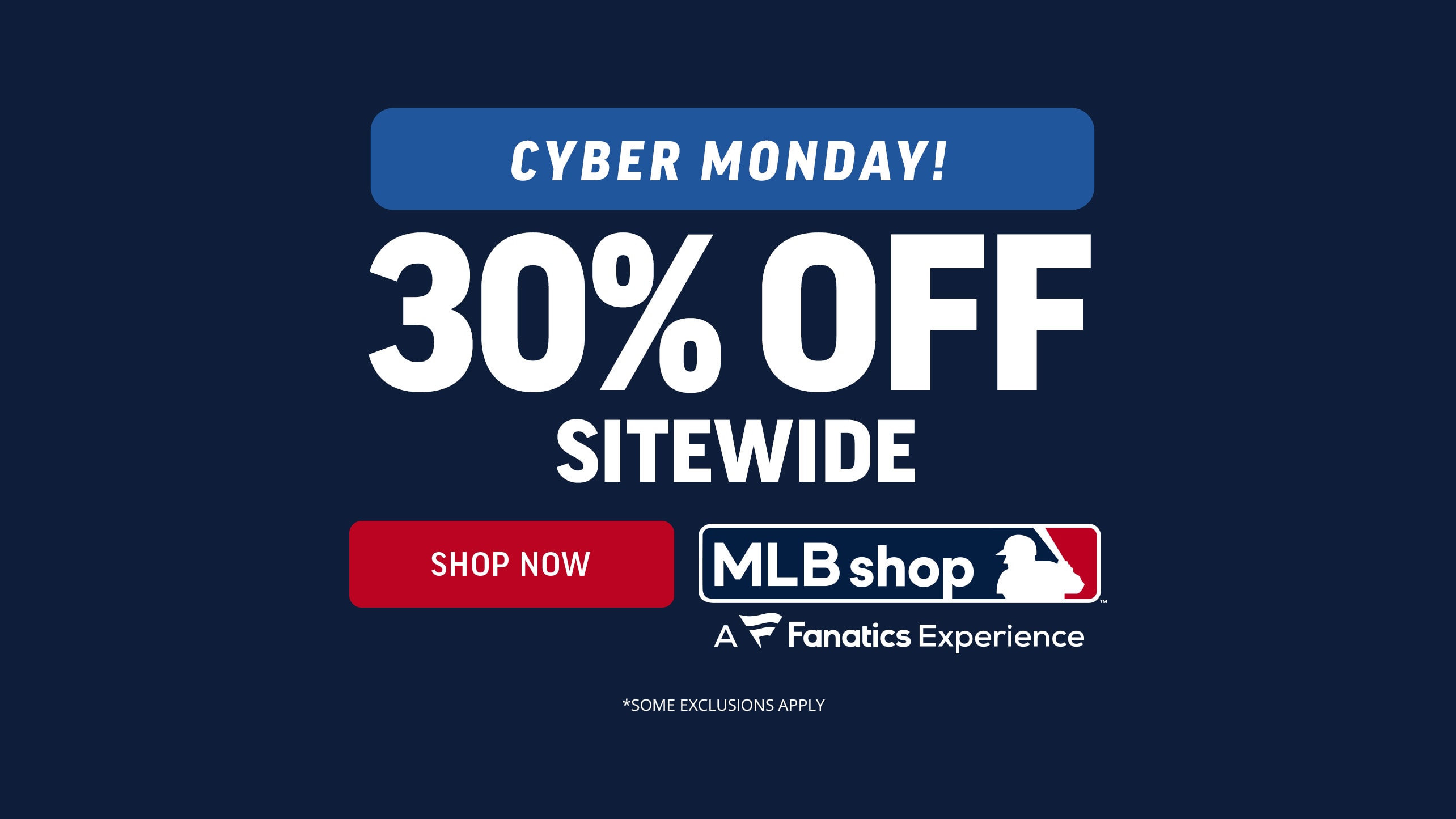 Save 30% at MLBShop.com