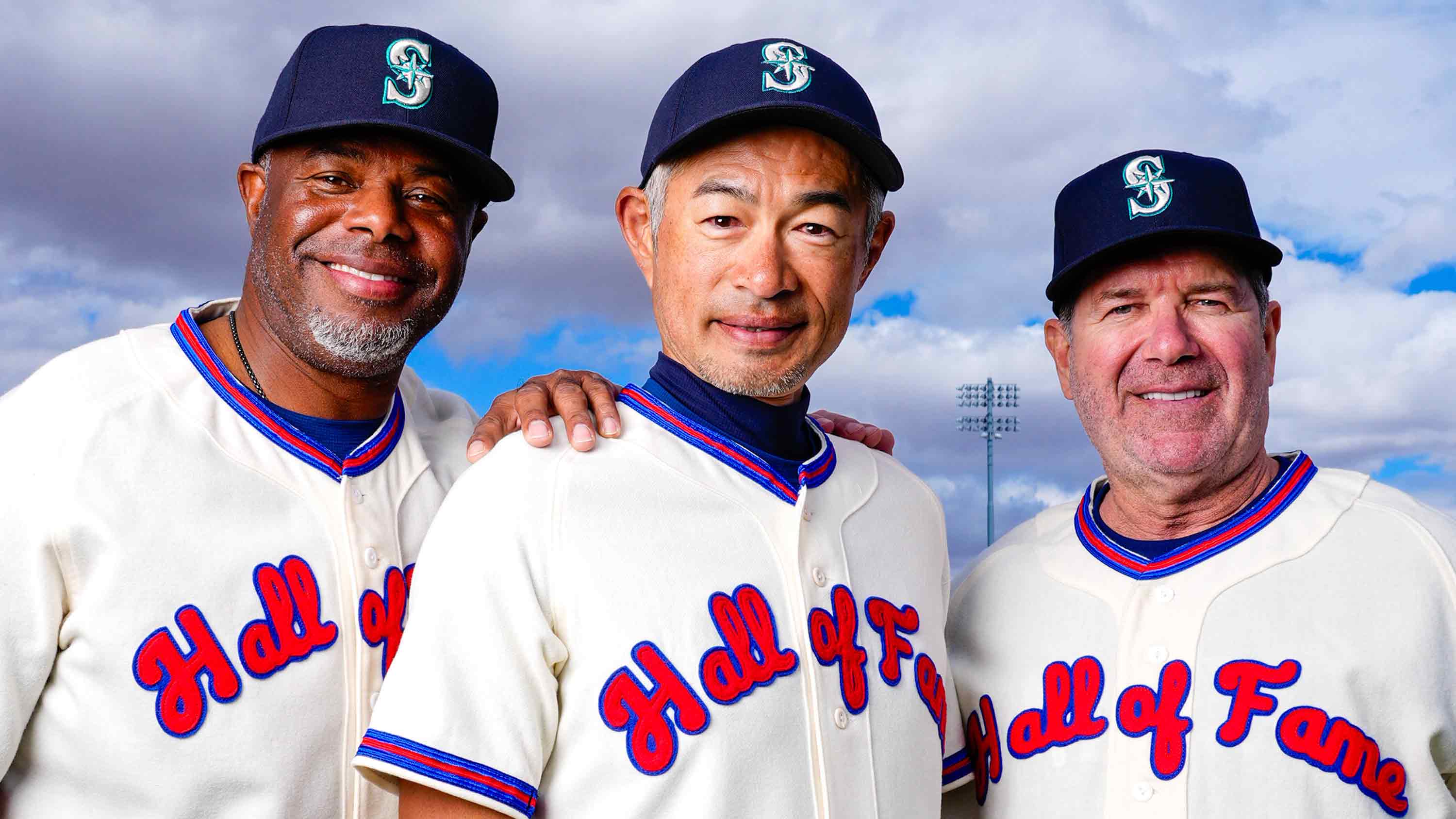 Ken Griffey Jr., Ichiro Suzuki and Edgar Martinez