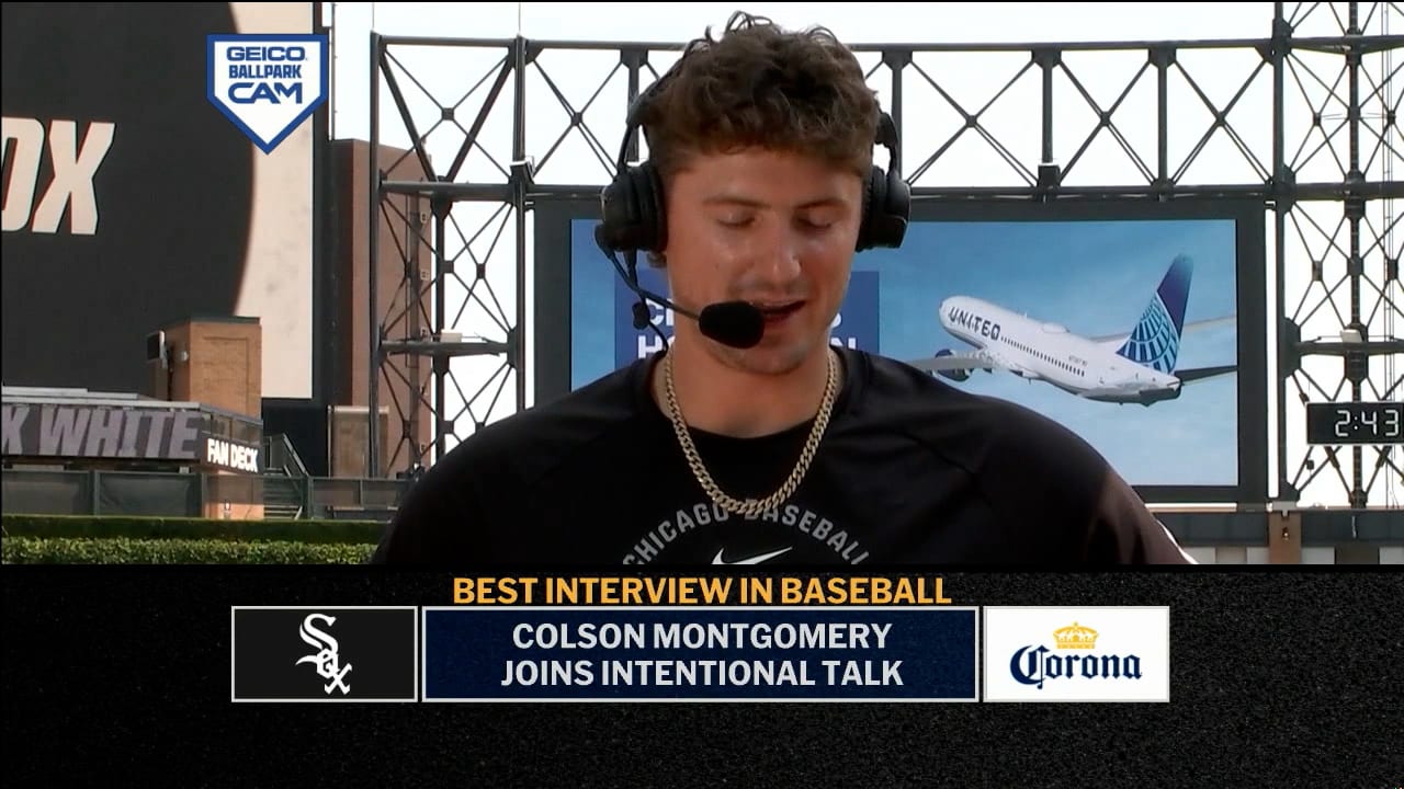 A screengrab of Colson Montgomery on MLB Network