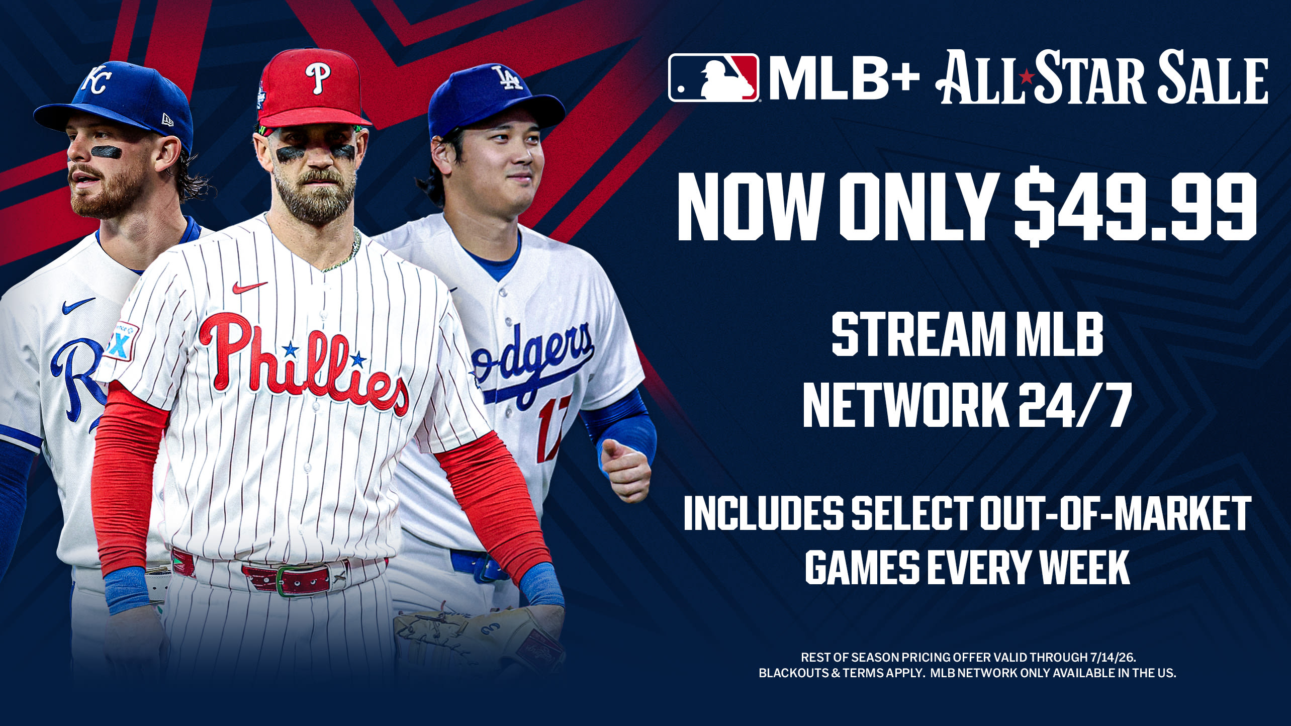 MLB+ All-Star Sale for $49.99