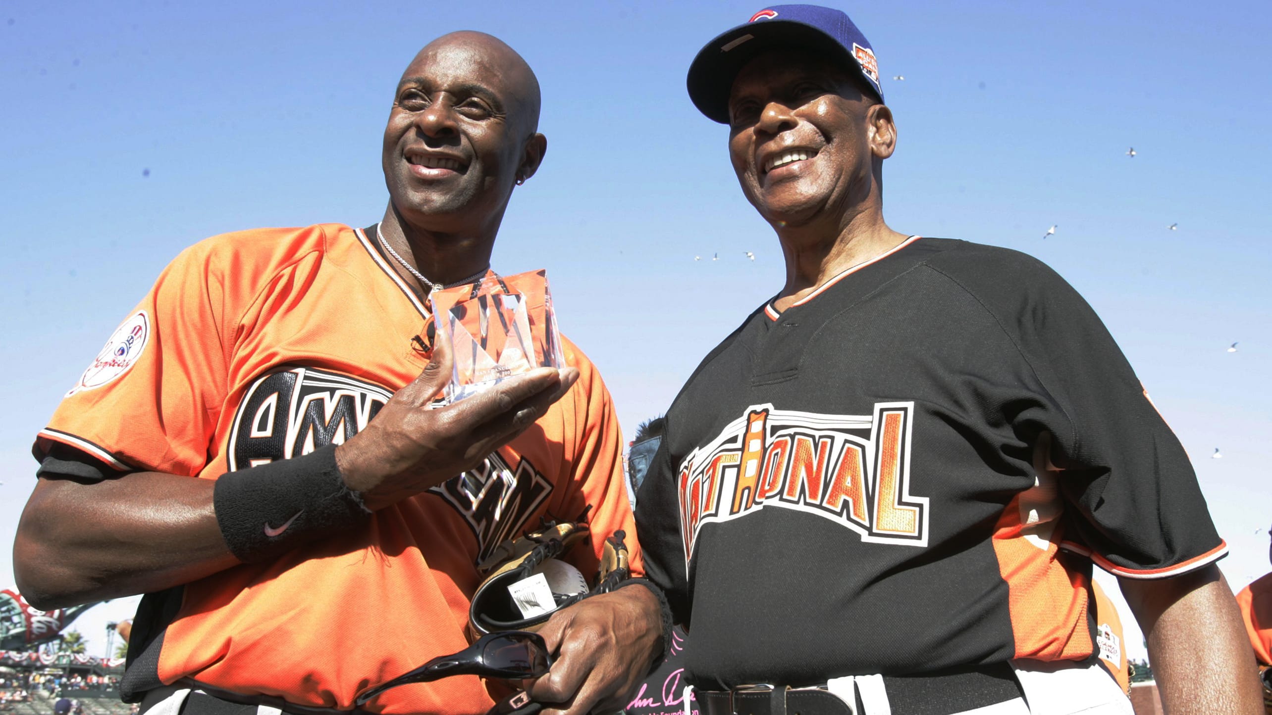 Jerry Rice and Ernie Banks