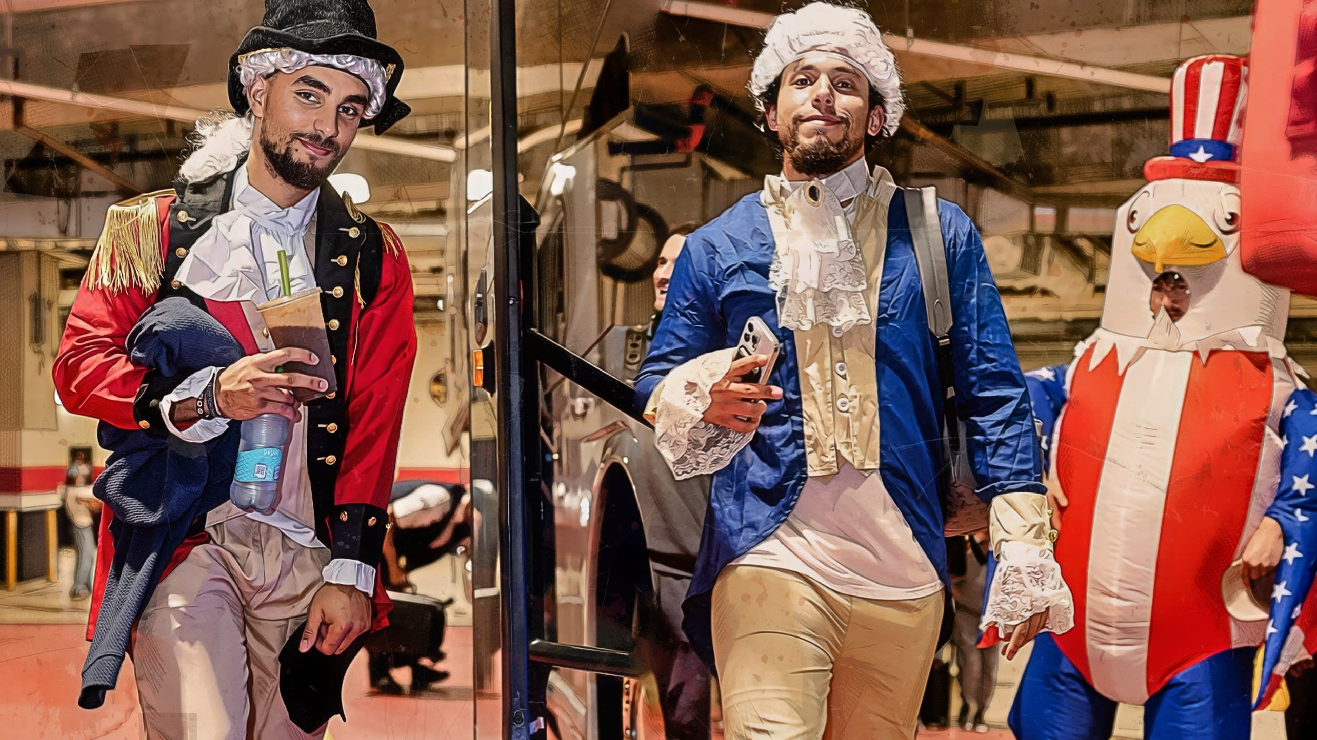 Nationals players dress in patriotic attire