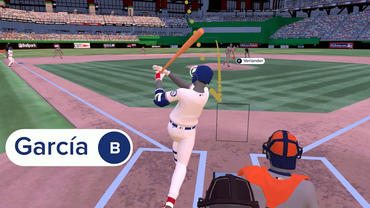 A screenshot of the new Gameday 3D feature