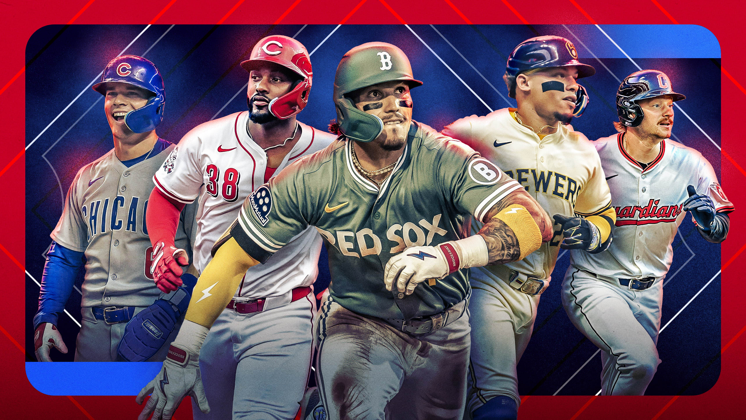 Matt Shaw, Miguel Andujar, Jarren Duran, William Contreras, Kyle Manzardo