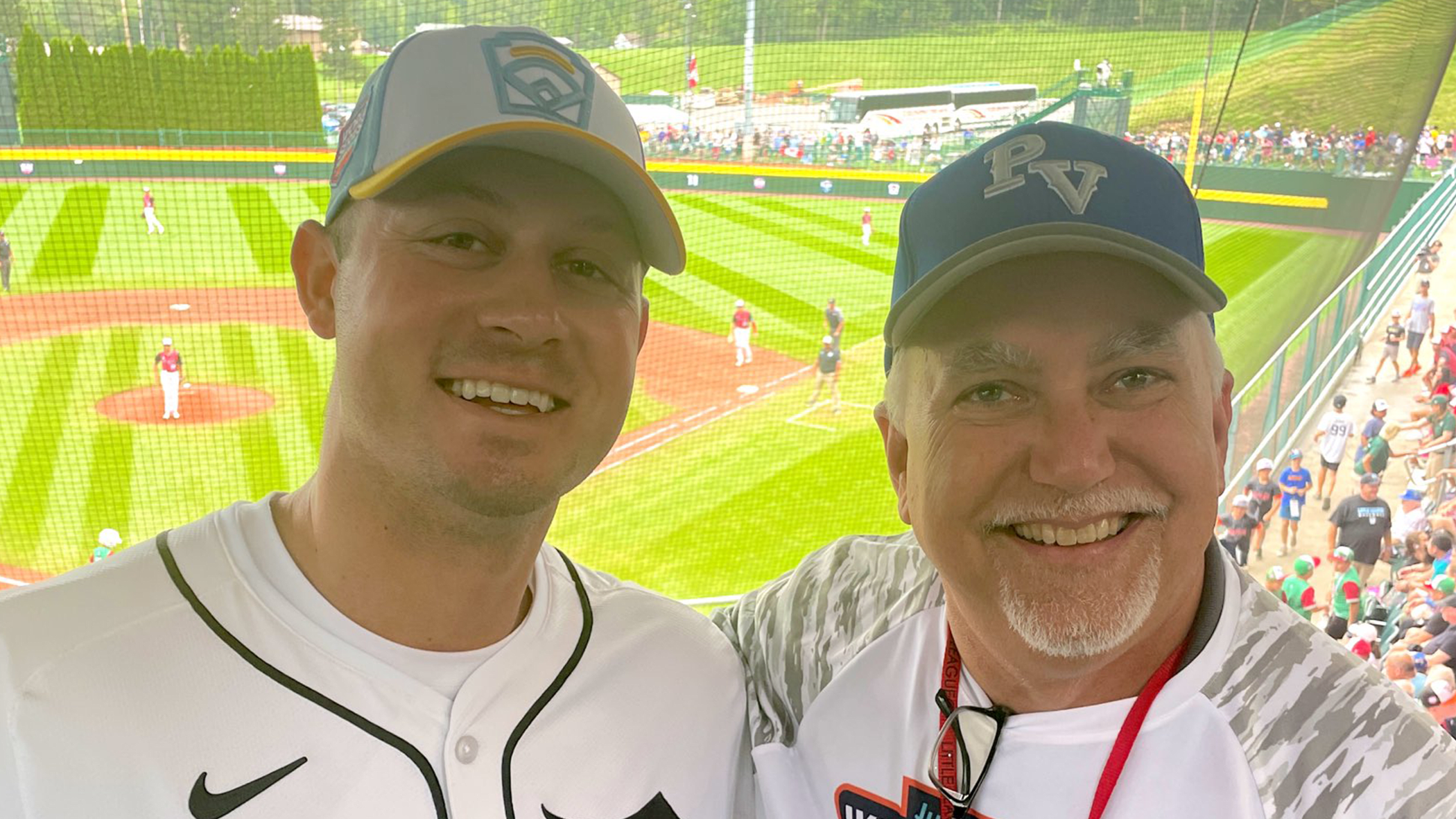 Spencer Torkelson with his former Little League coach Rick Duarte