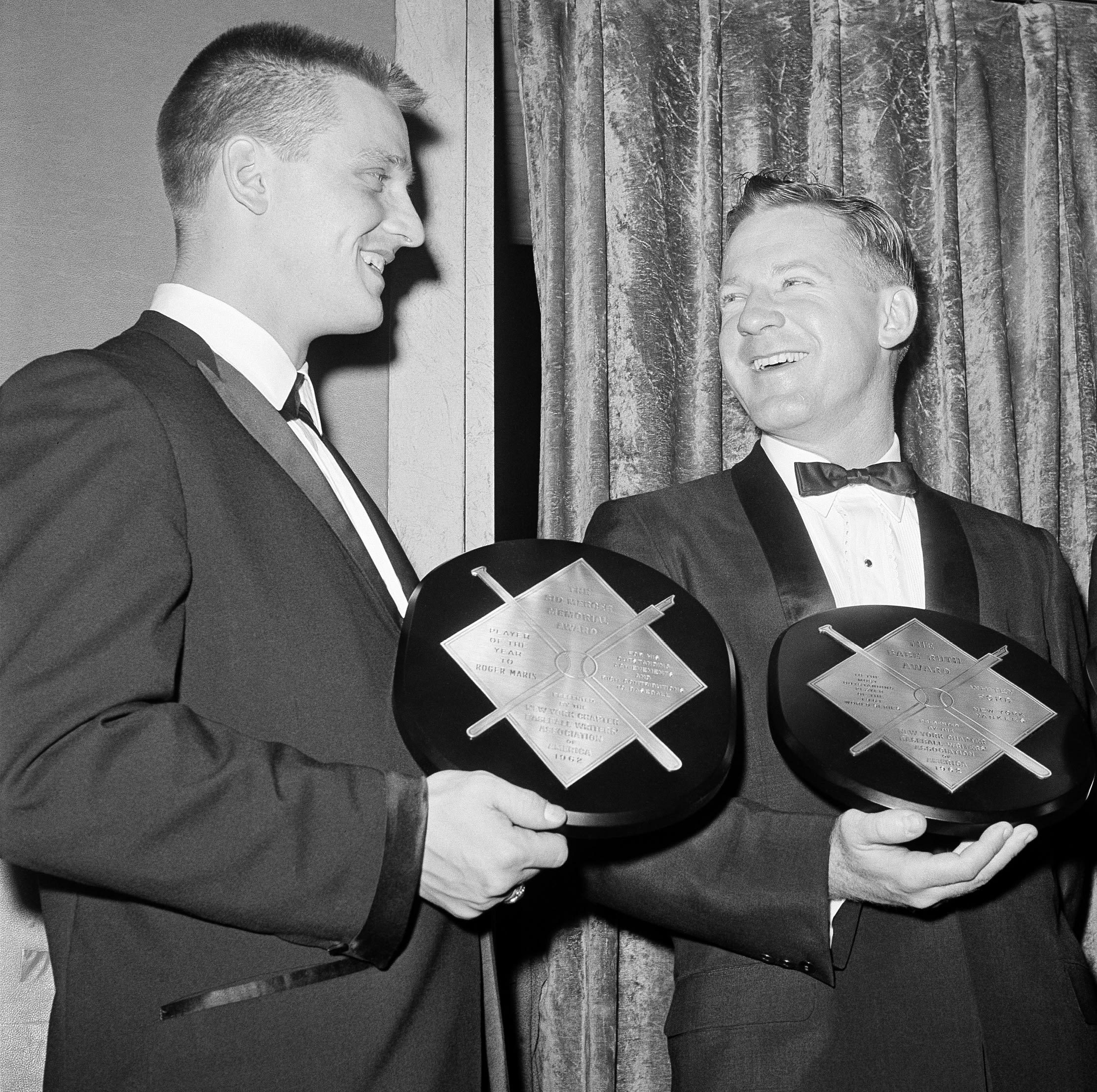 Roger Maris and Whitey Ford