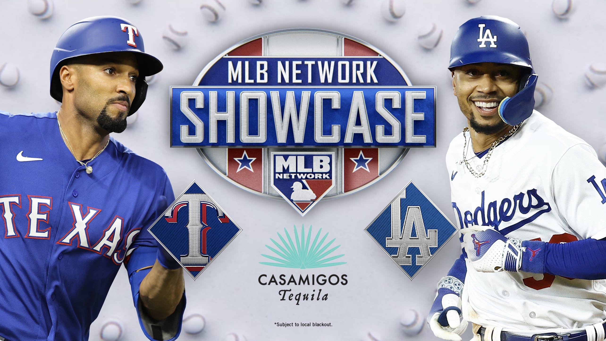 Rangers vs. Dodgers on MLB Network Showcase