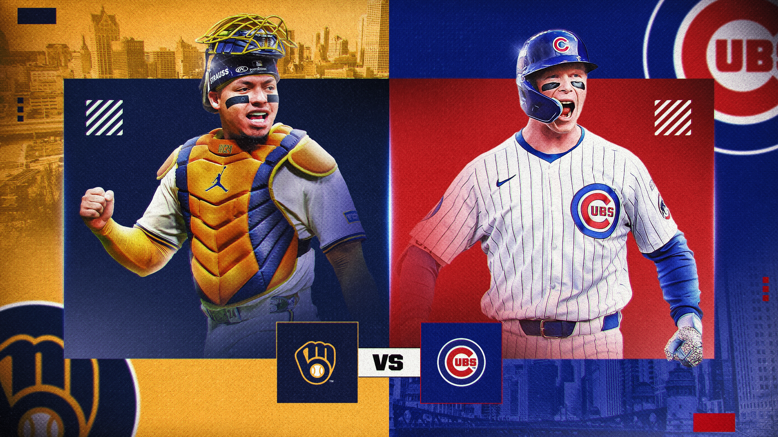 The Brewers and Cubs face off for the first time since the 2025 NLDS