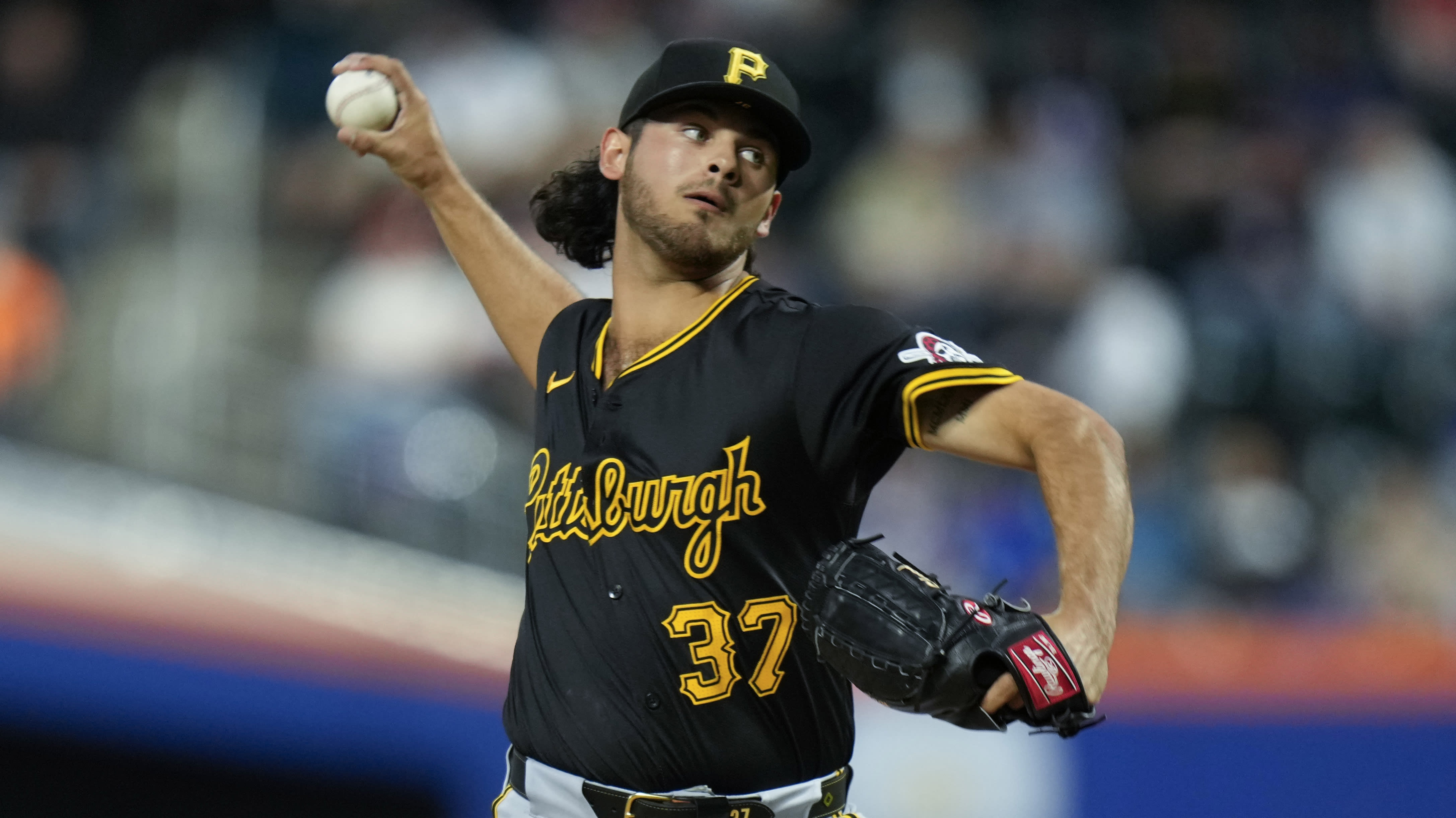 Jared Jones delivers a pitch