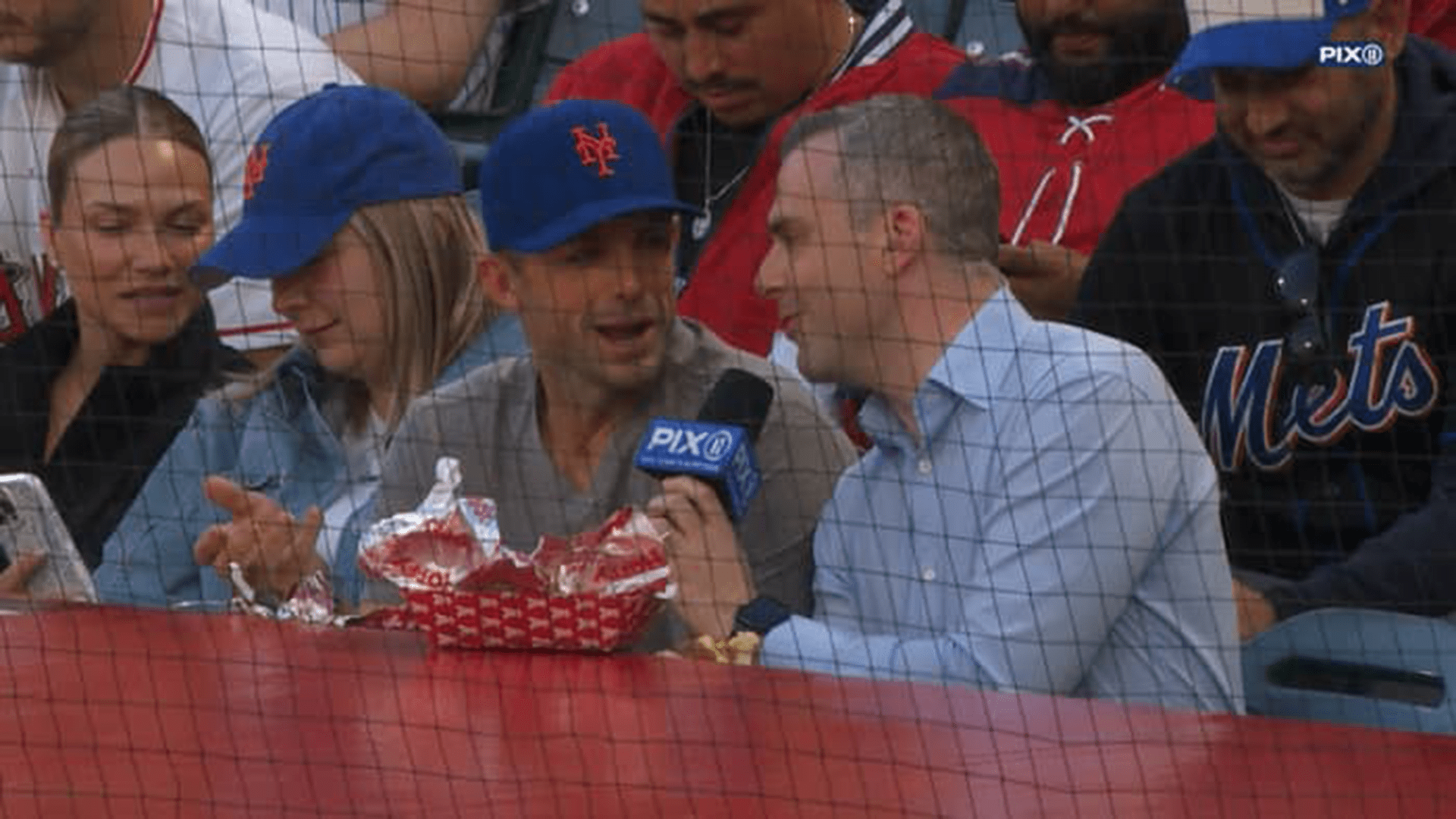 A screengrab of David Wright and Steve Gelbs