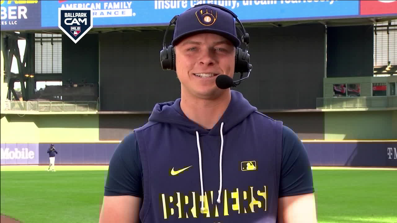 Kyle Harrison answers questions in a video interview