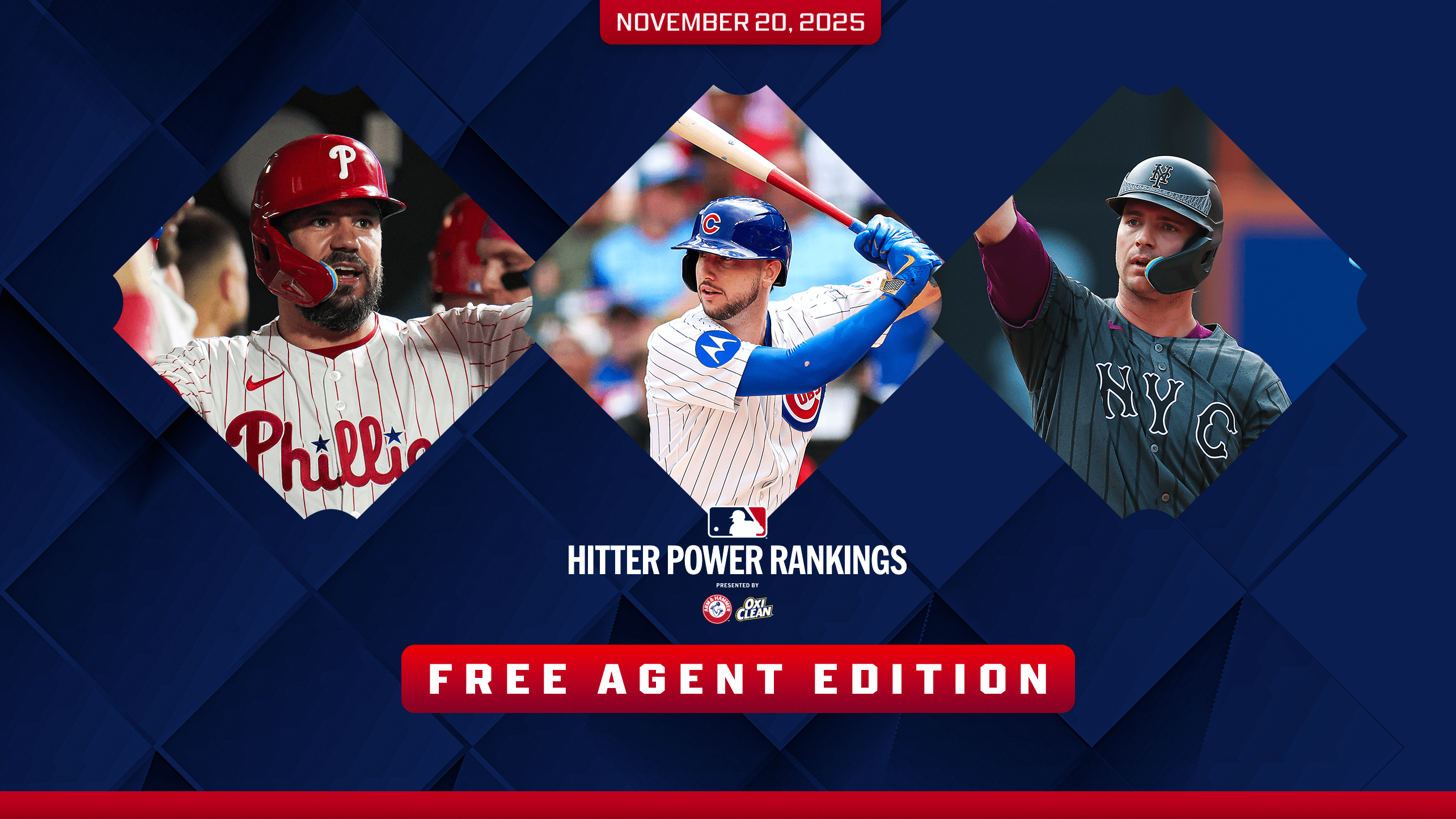 Kyle Schwarber, Kyle Tucker and Pete Alonso highlight the free-agent Hitter Power Rankings