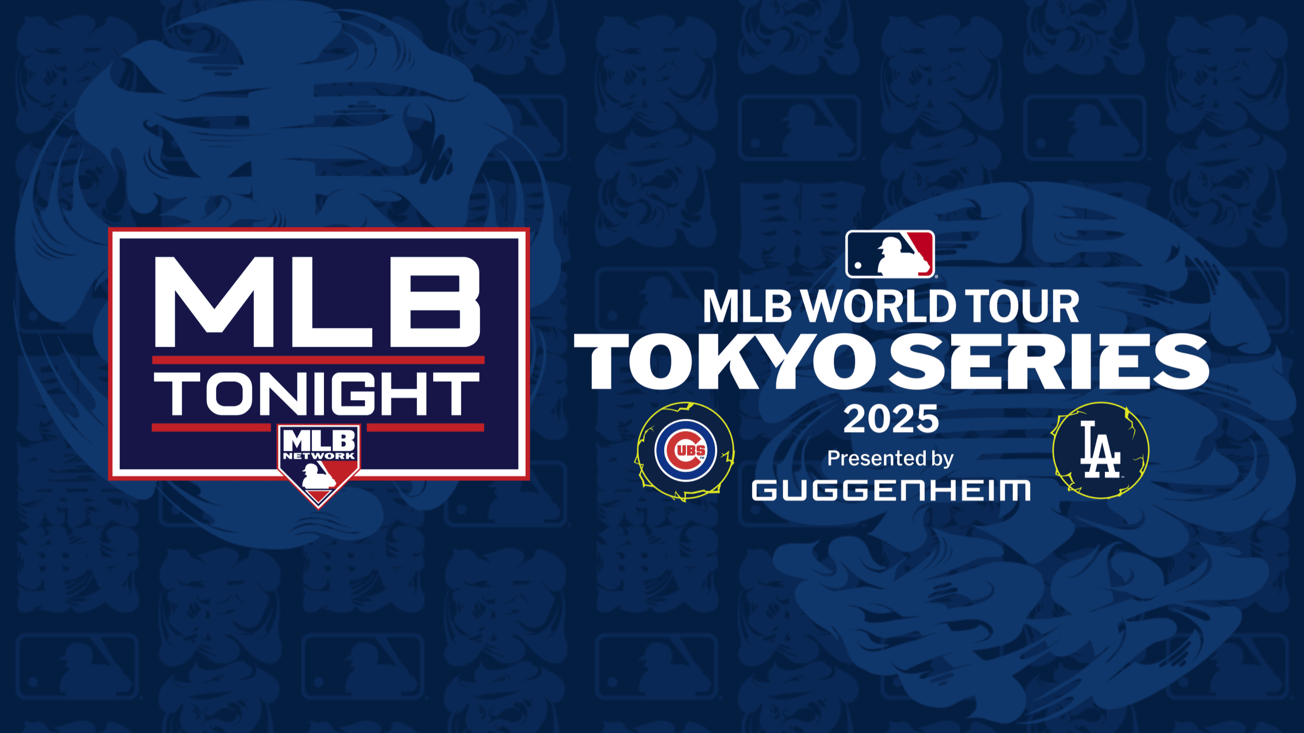 Logos for MLB Tonight and the Tokyo Series