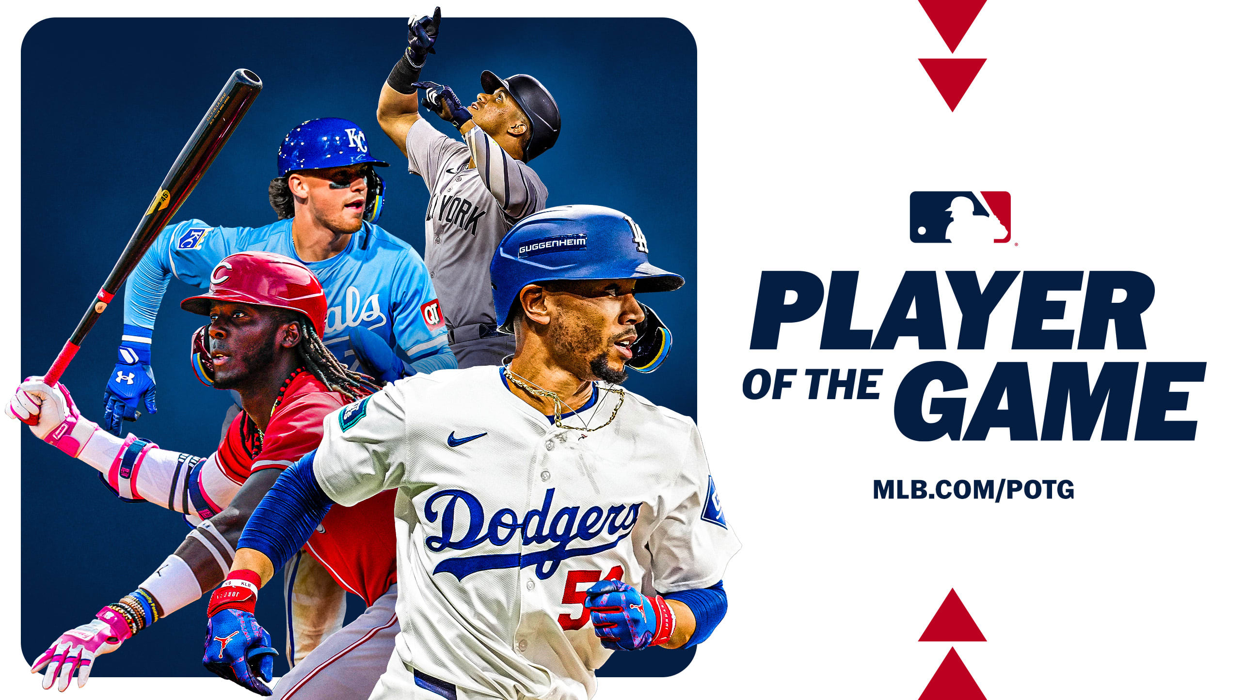 Juan Soto, Bobby Witt Jr., Elly De La Cruz and Mookie Betts are among the Player of the Game leaders