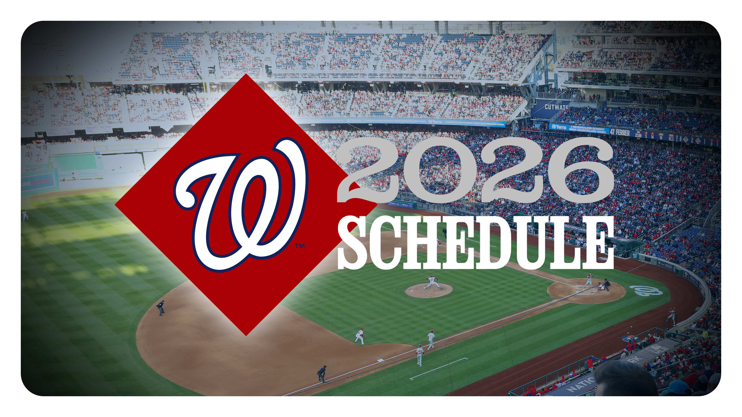 Nationals' 2026 schedule