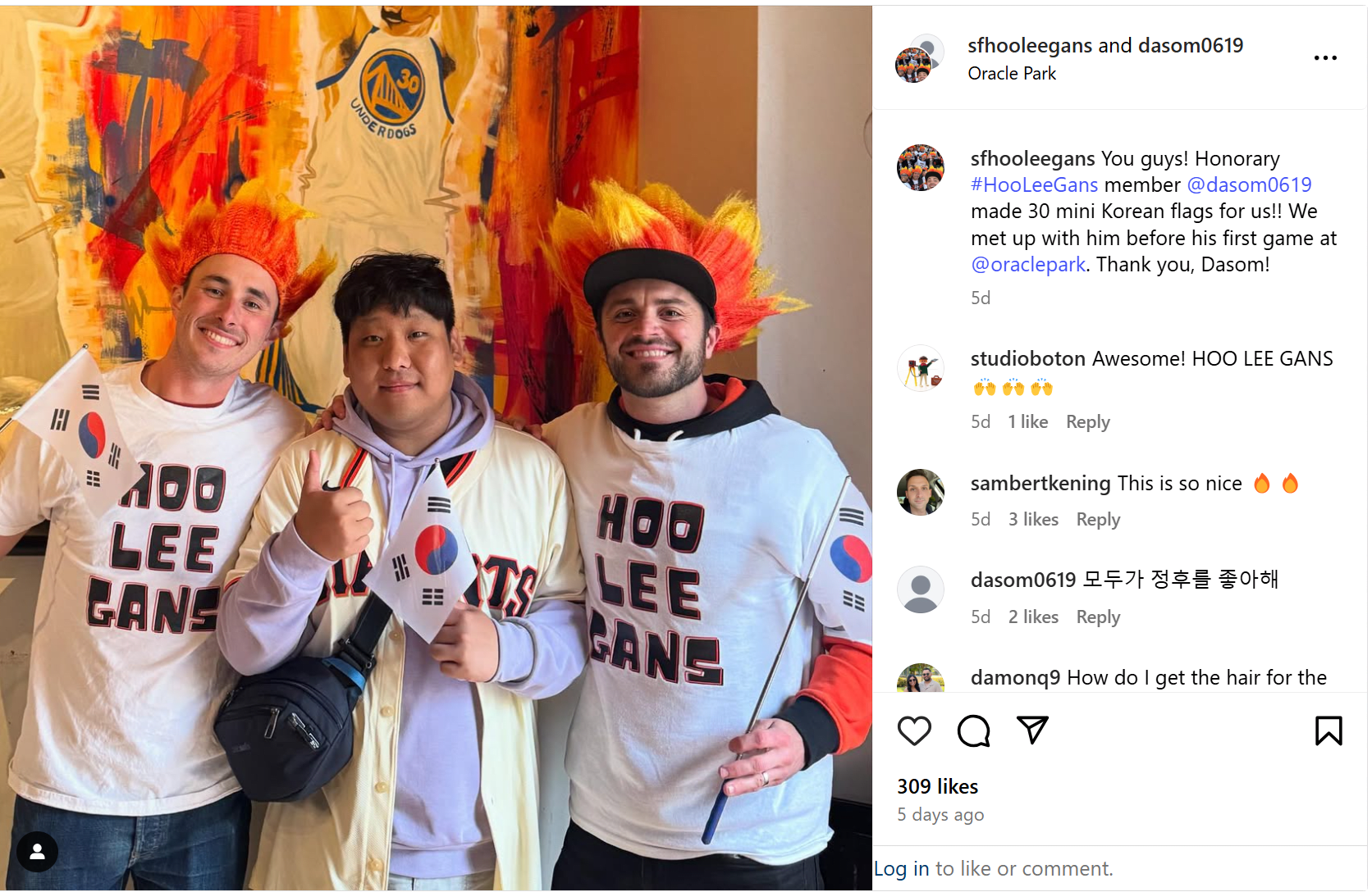A post from the Jung Hoo Lee fanclub's Instagram account