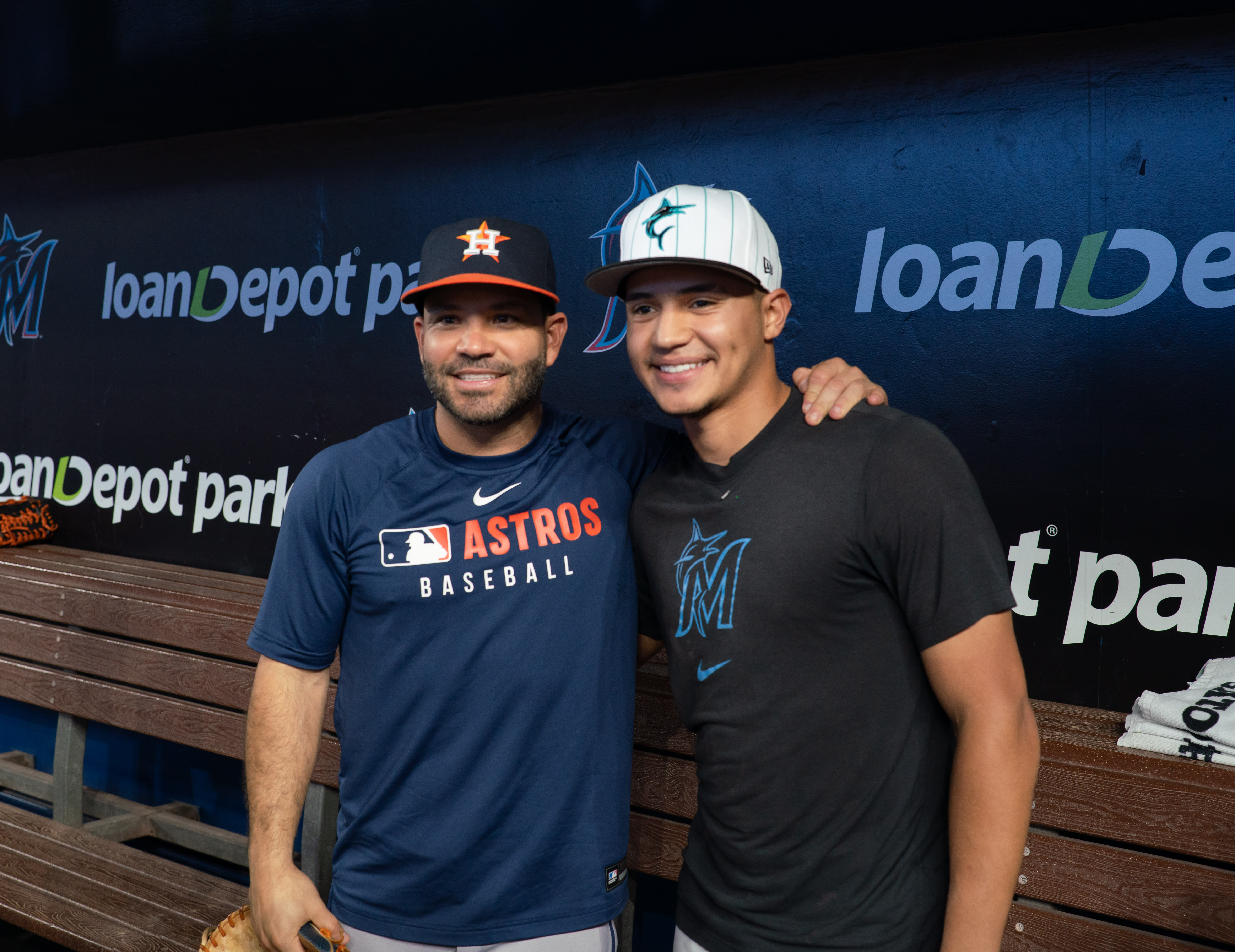 Jose Altuve and Javier Sanoja