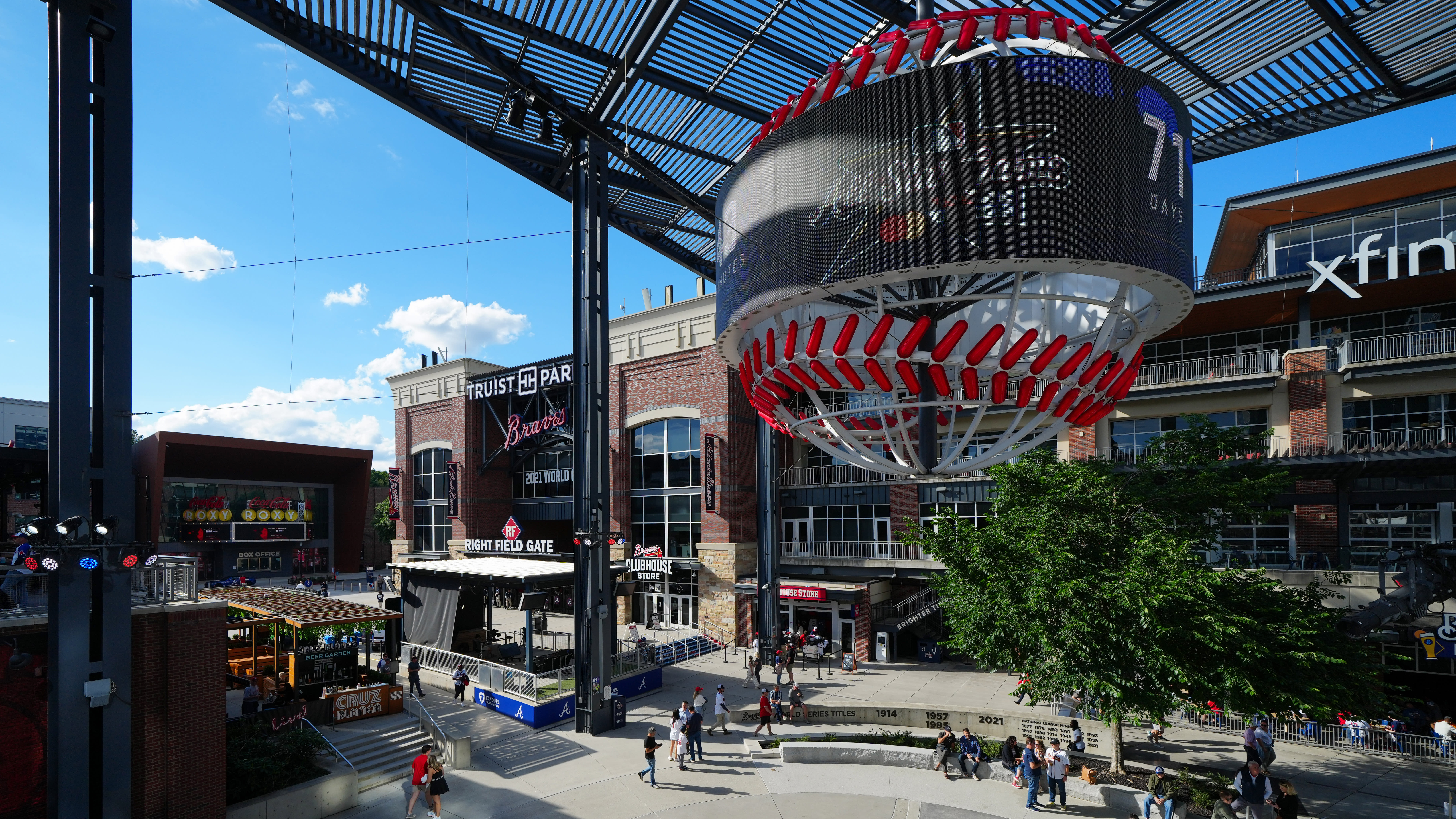 Truist Park with All-Star logo