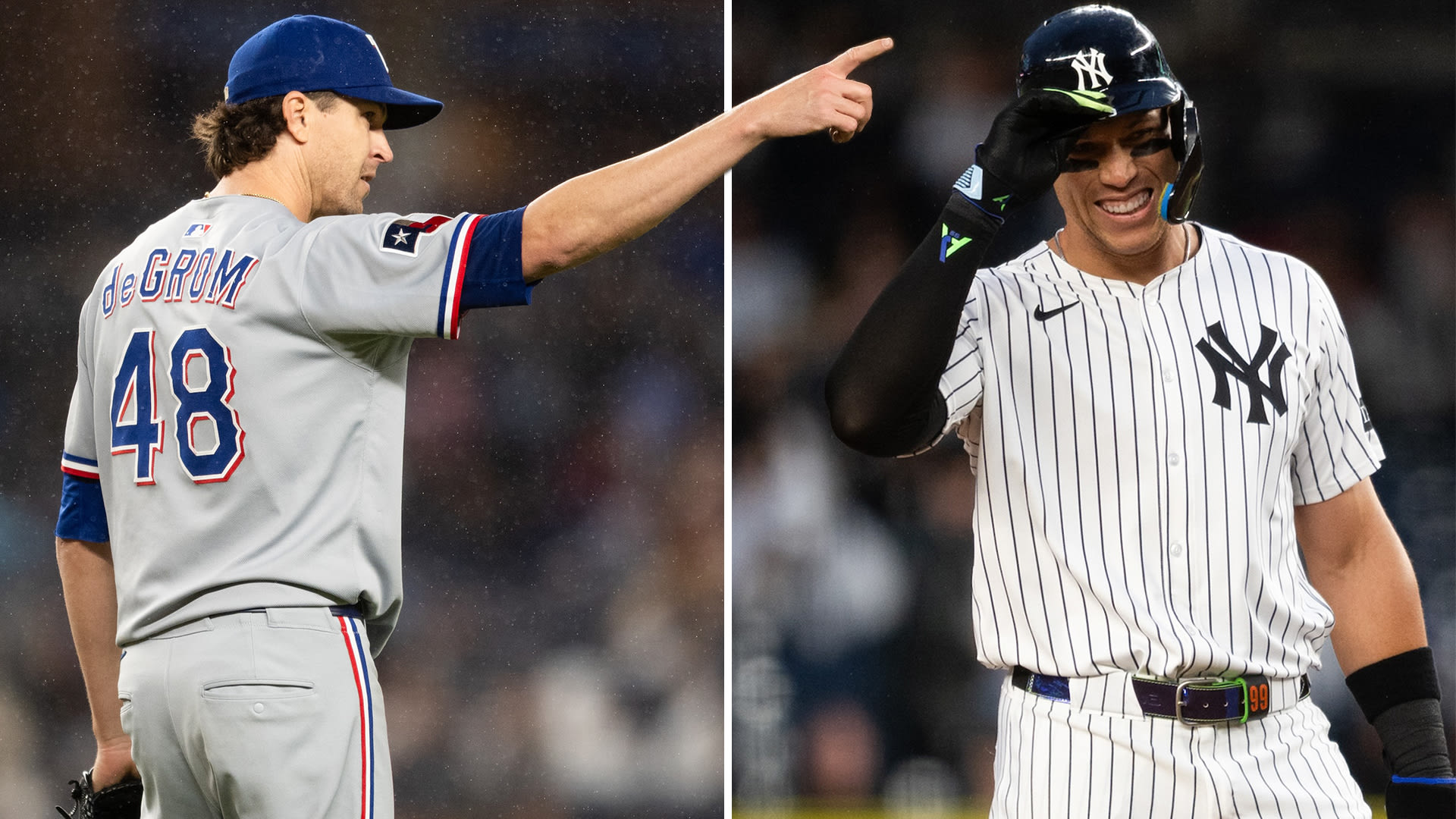 Jacob deGrom and Aaron Judge