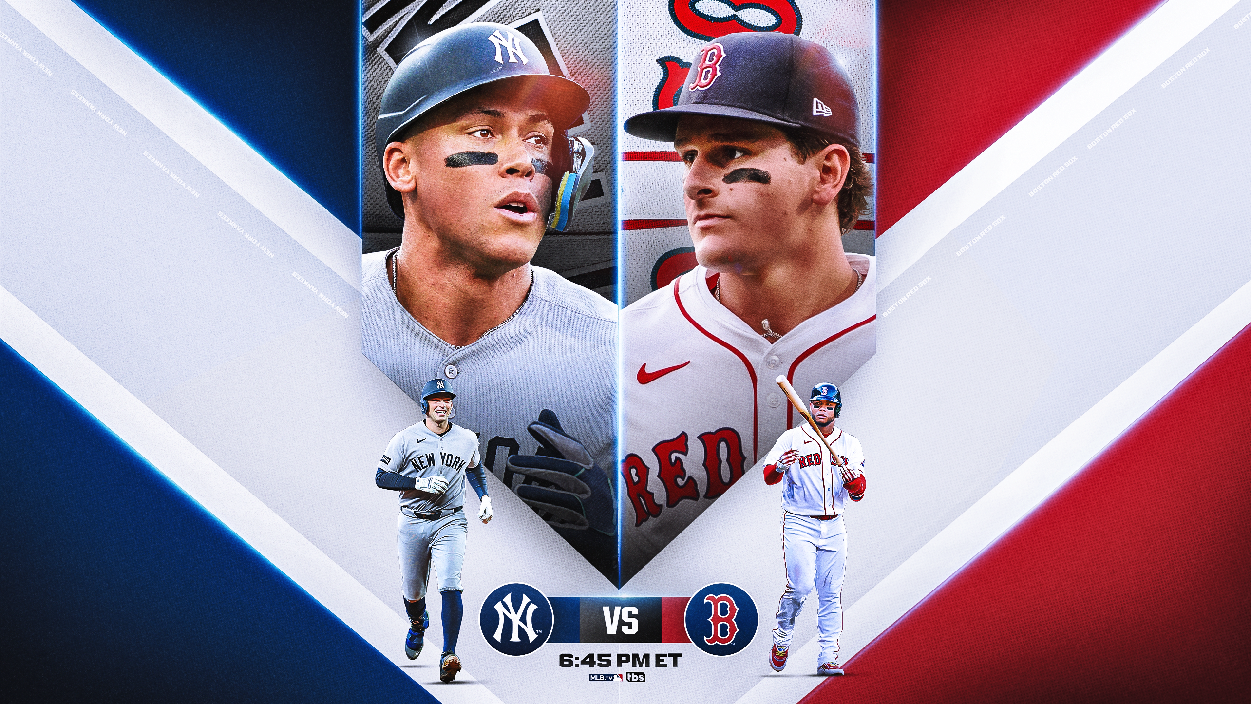 Aaron Judge and Ben Rice lead the Yankees against Roman Anthony, Willson Contreras and the Red Sox.