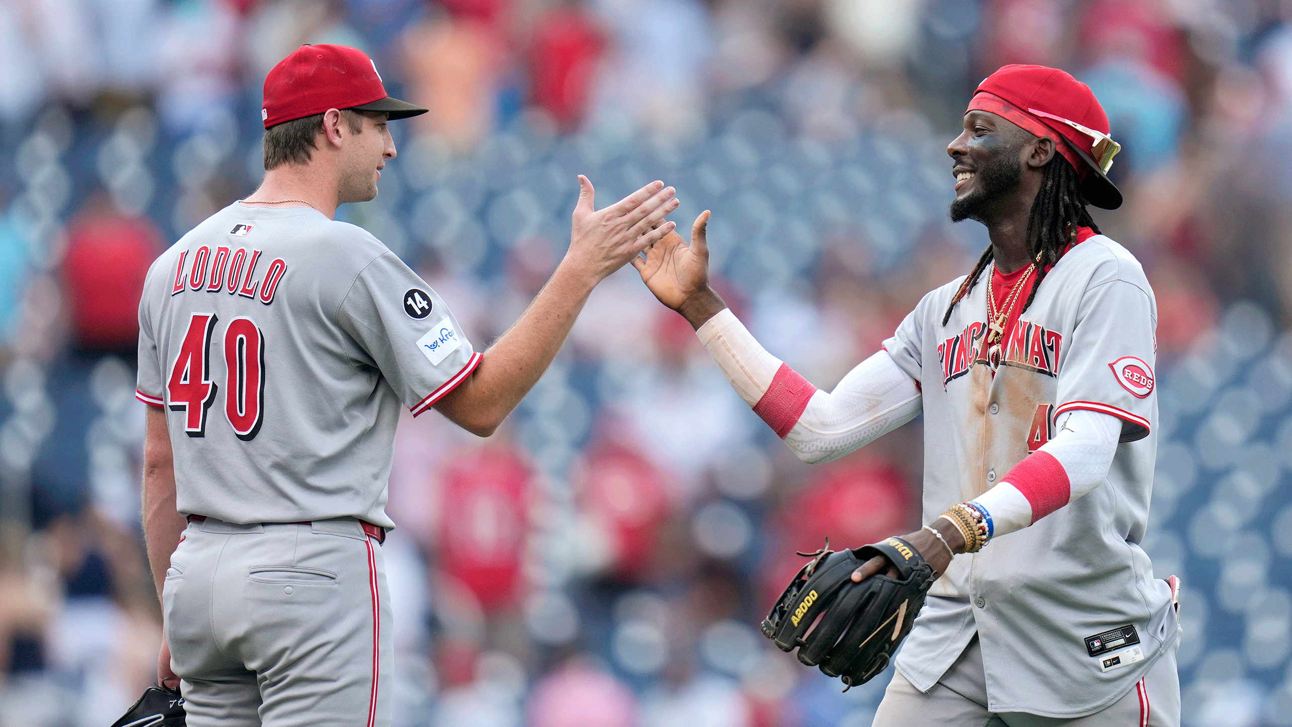 Nick Lodolo and Elly De La Cruz