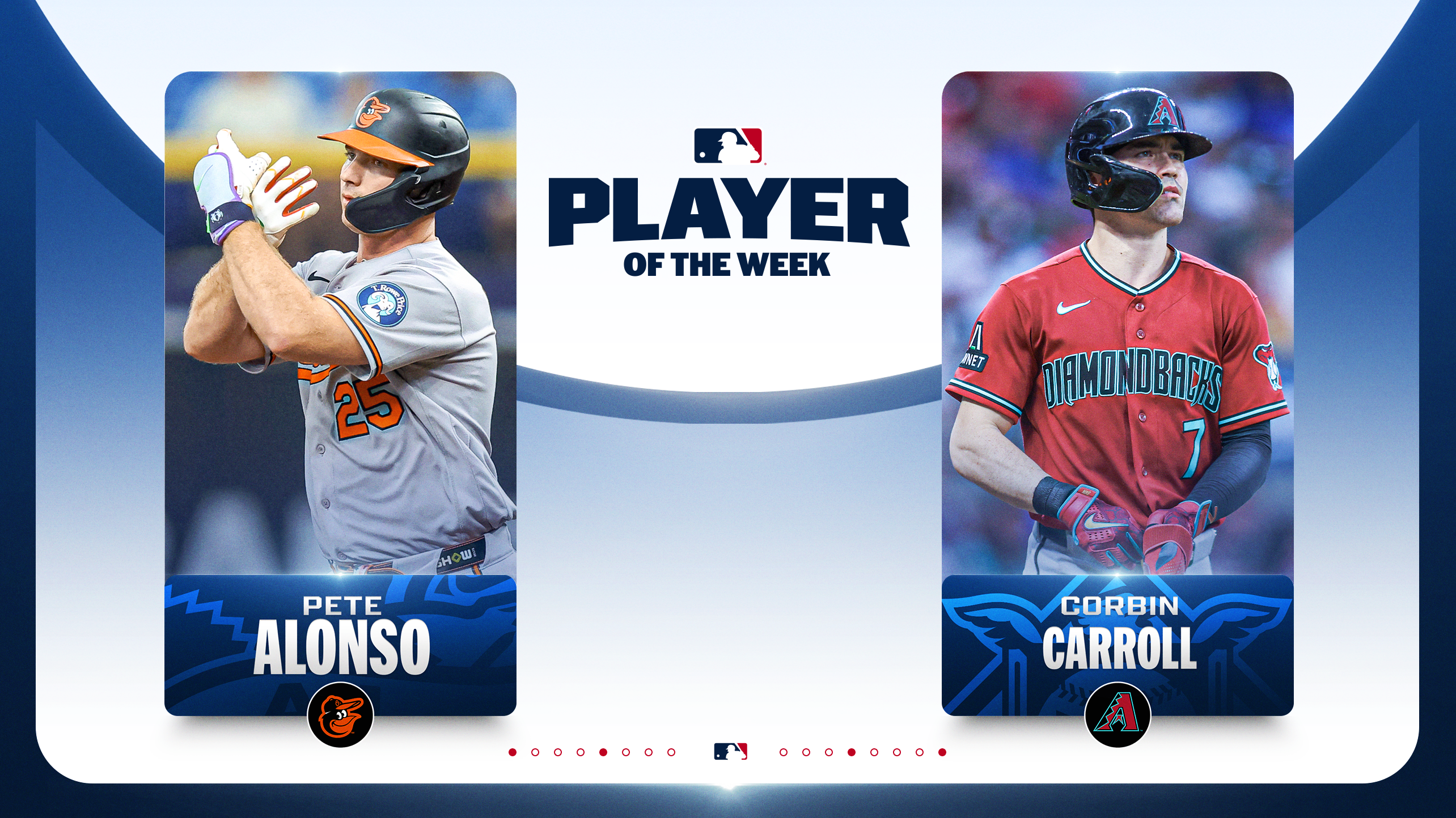 Pete Alonso and Corbin Carroll