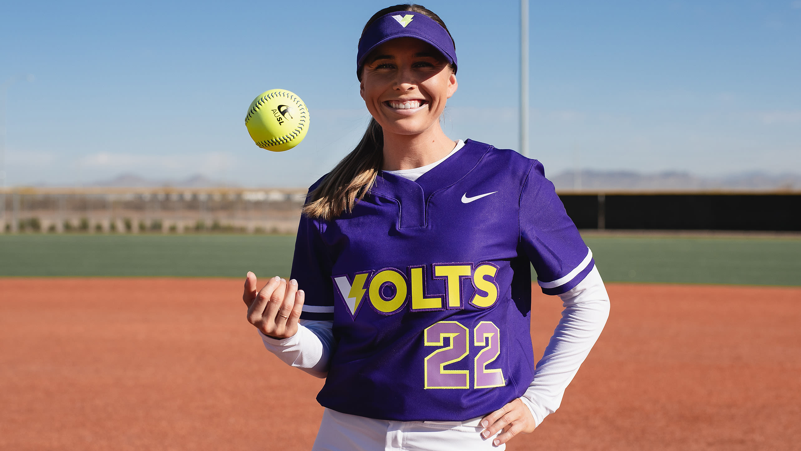 Volts softball player Sis Bates