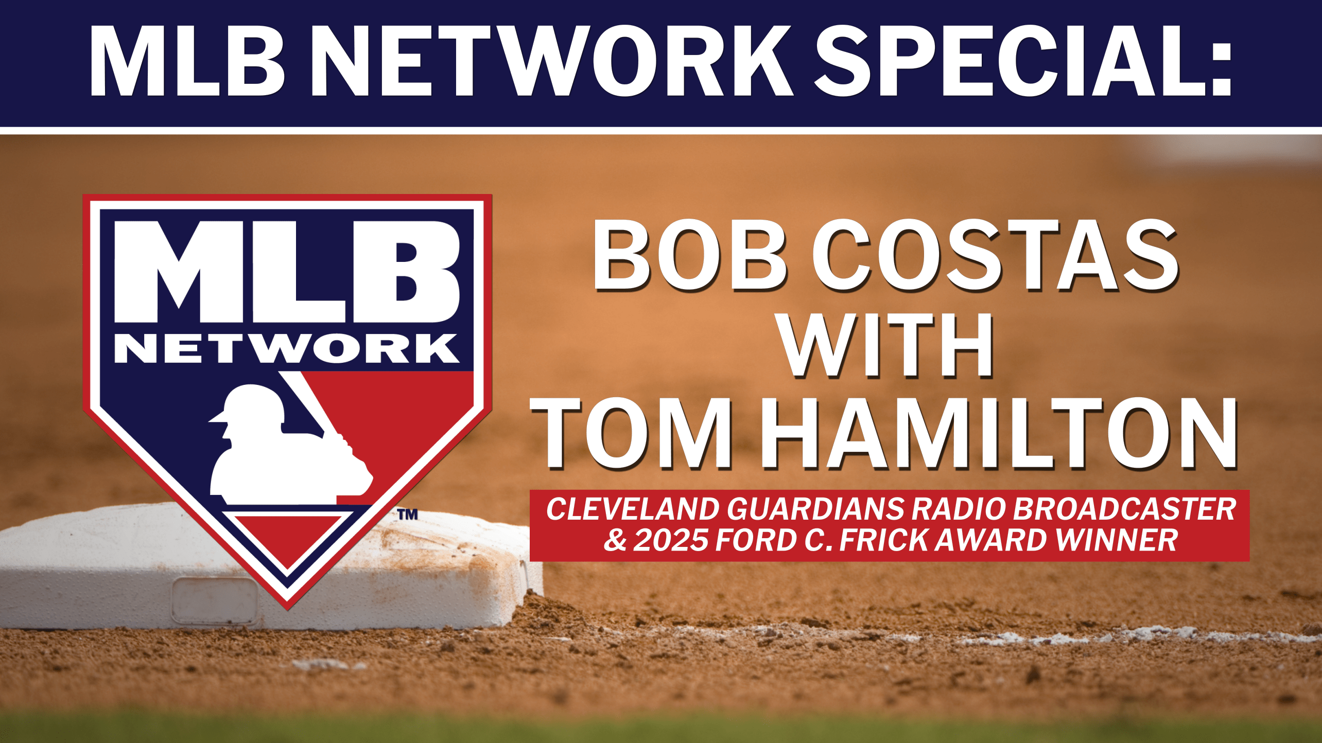 MLB Network graphic for Bob Costas with Tom Hamilton
