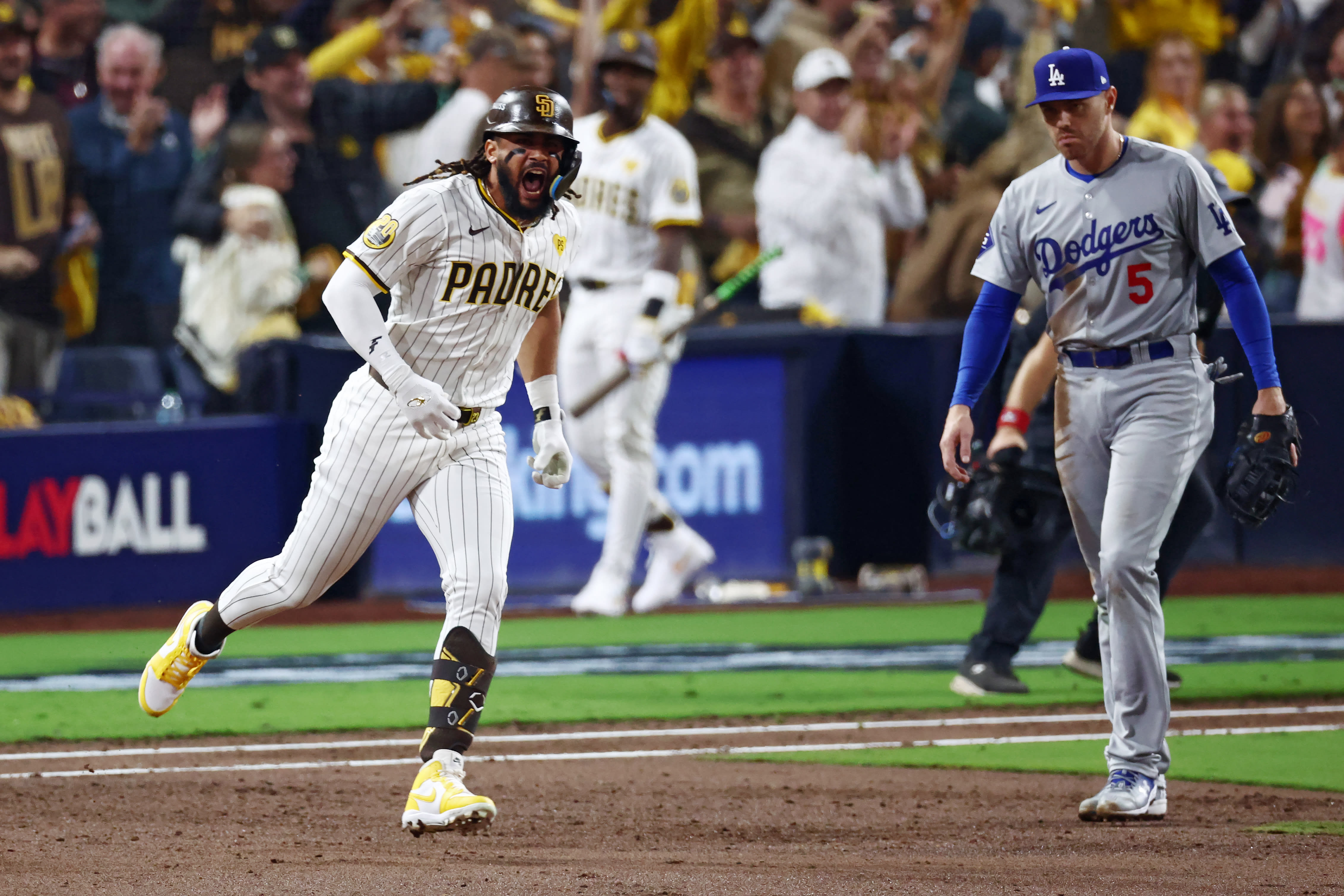 Fernando Tatis Jr. and Freddie Freeman