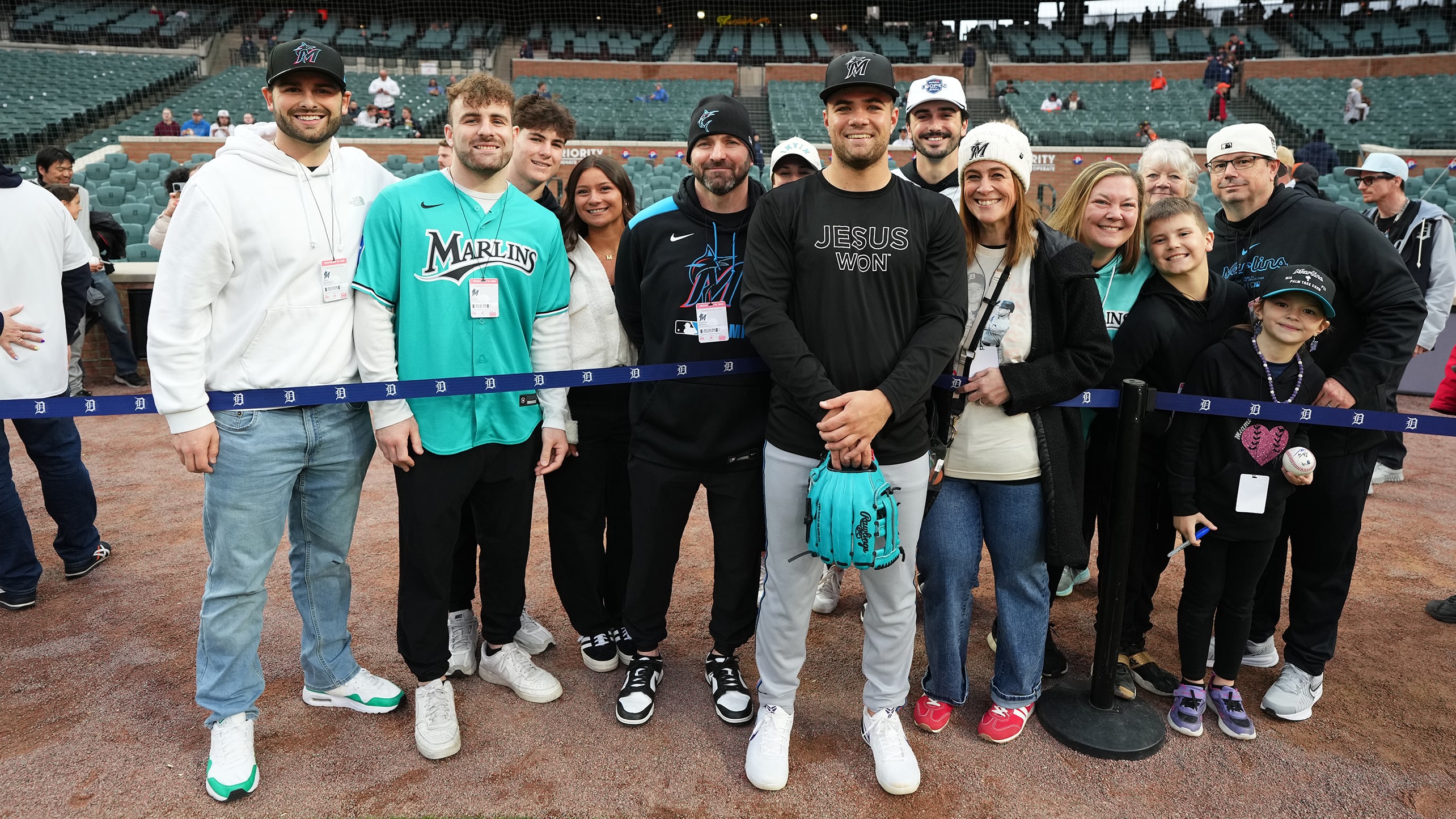 Jakob Marsee and his family during BP