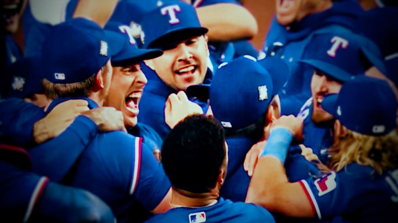 The Rangers in celebration