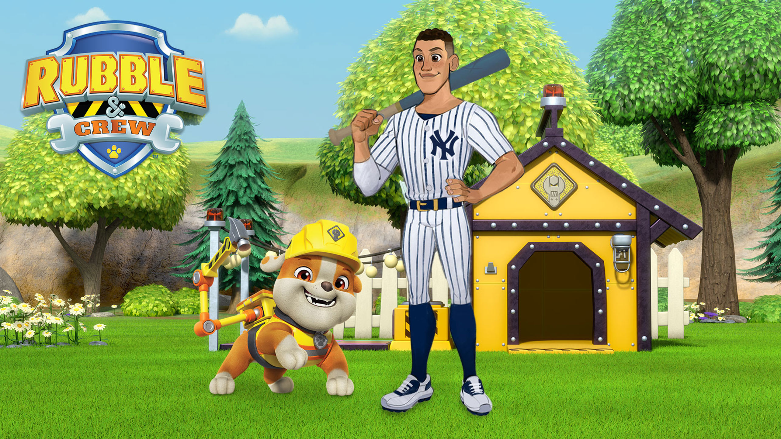 Aaron Judge's likeness in an episode of a Paw Patrol spin-off