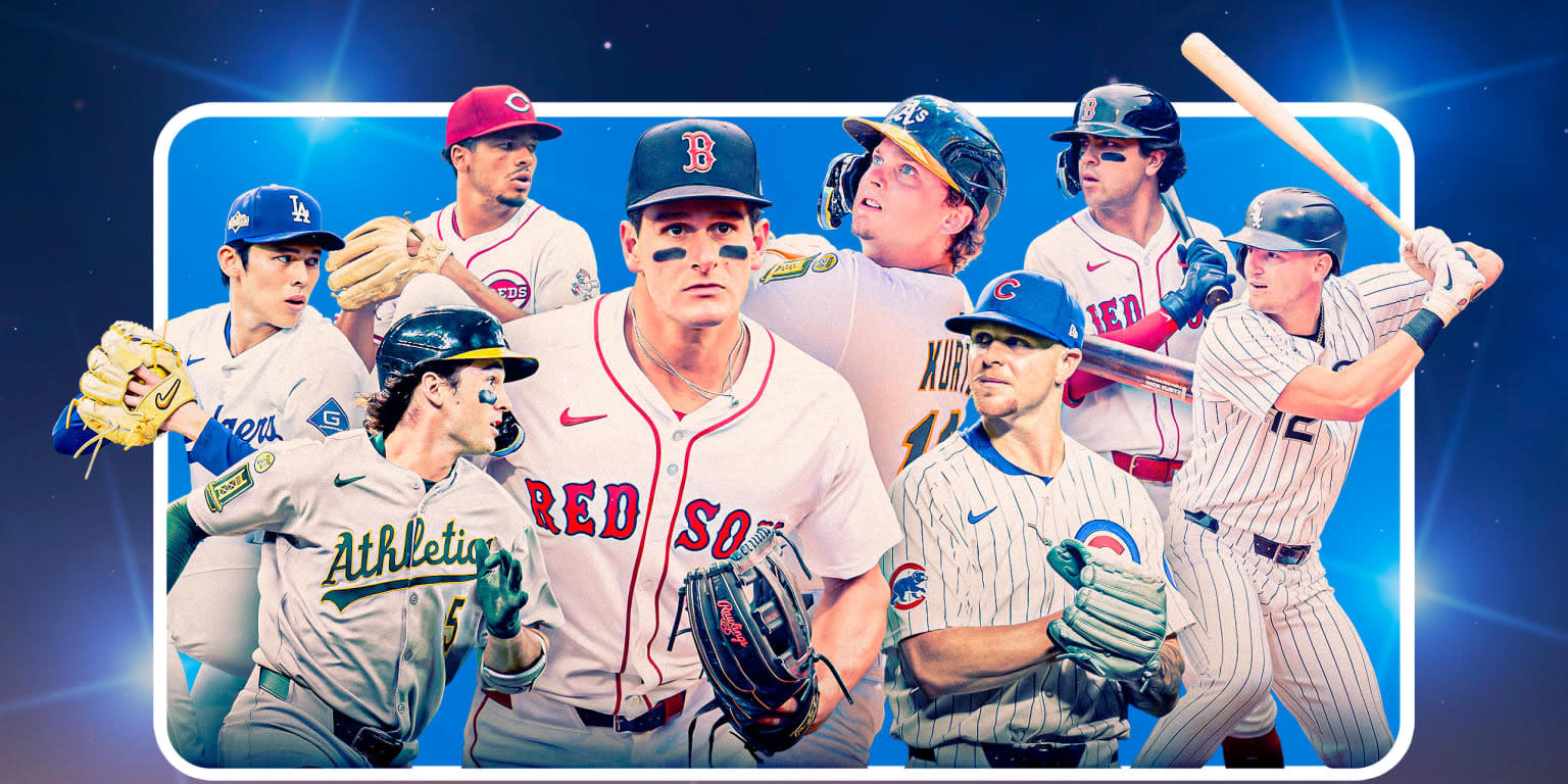 A collage of the best rookies from the 2025 season