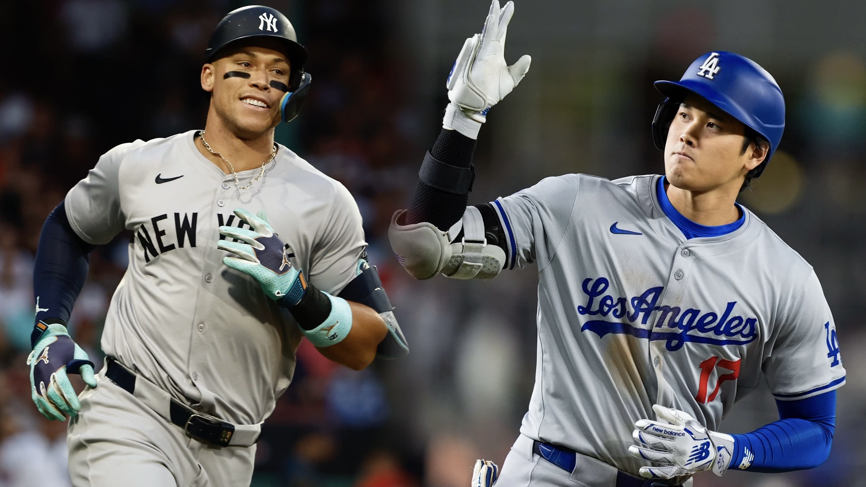 Aaron Judge and Shohei Ohtani