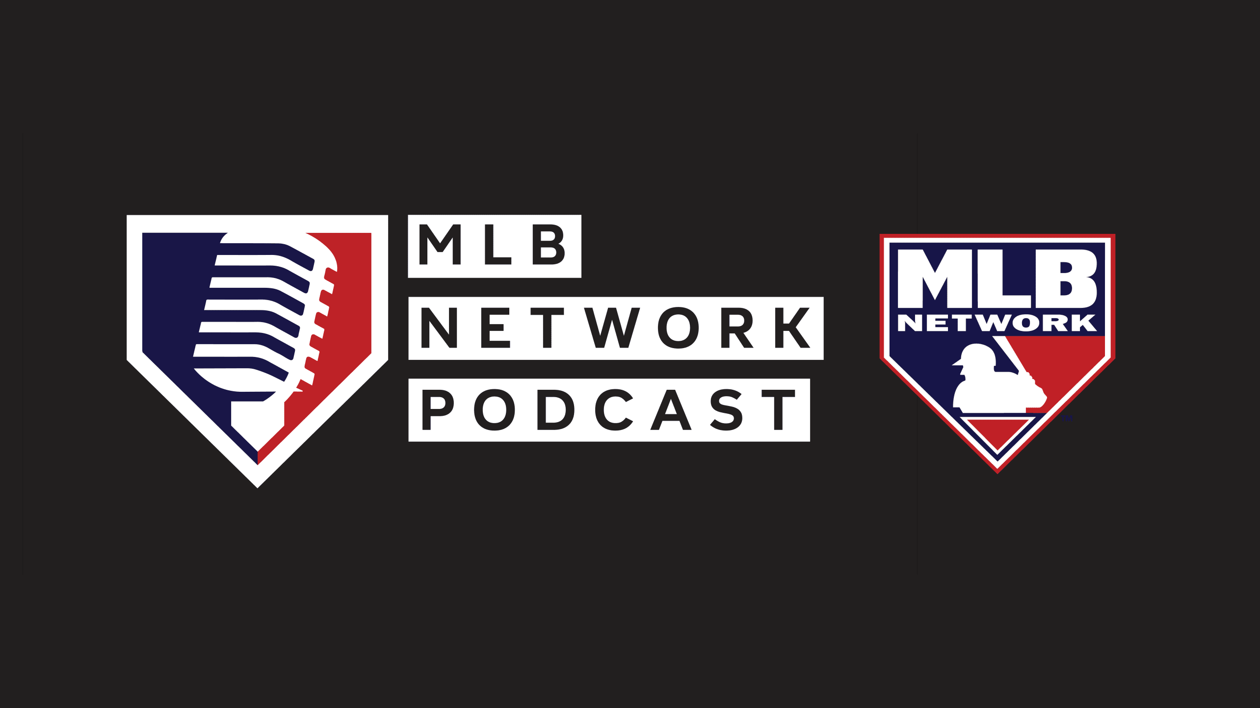 Logo for the MLB Network Podcast