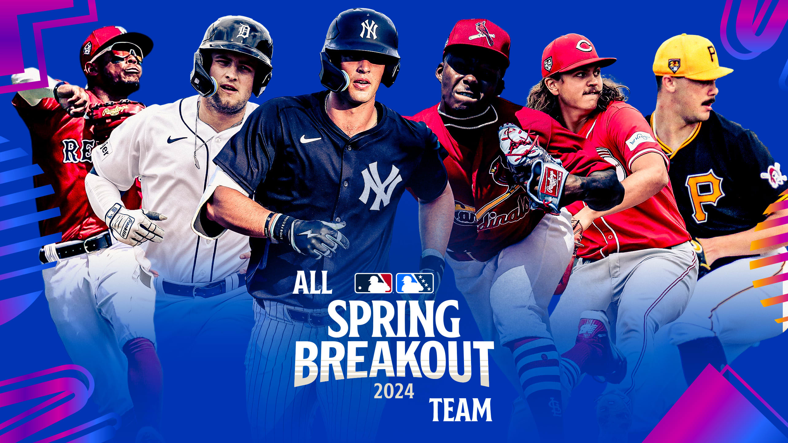 In total, 30 players made MLB's All-Spring Breakout Team
