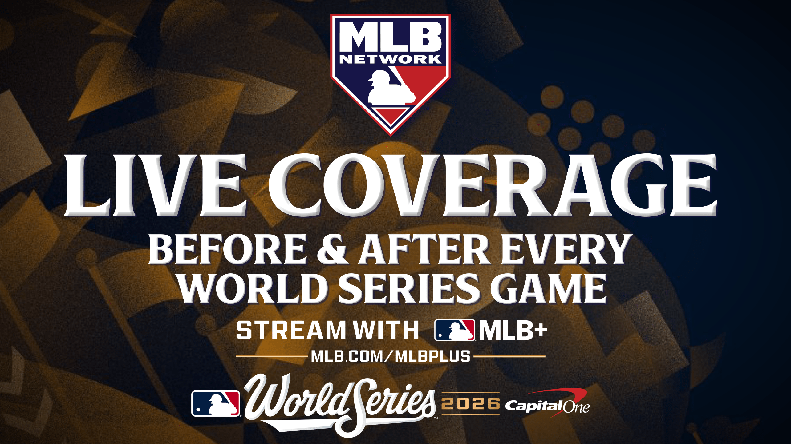 MLB Network live coverage before and after every World Series game