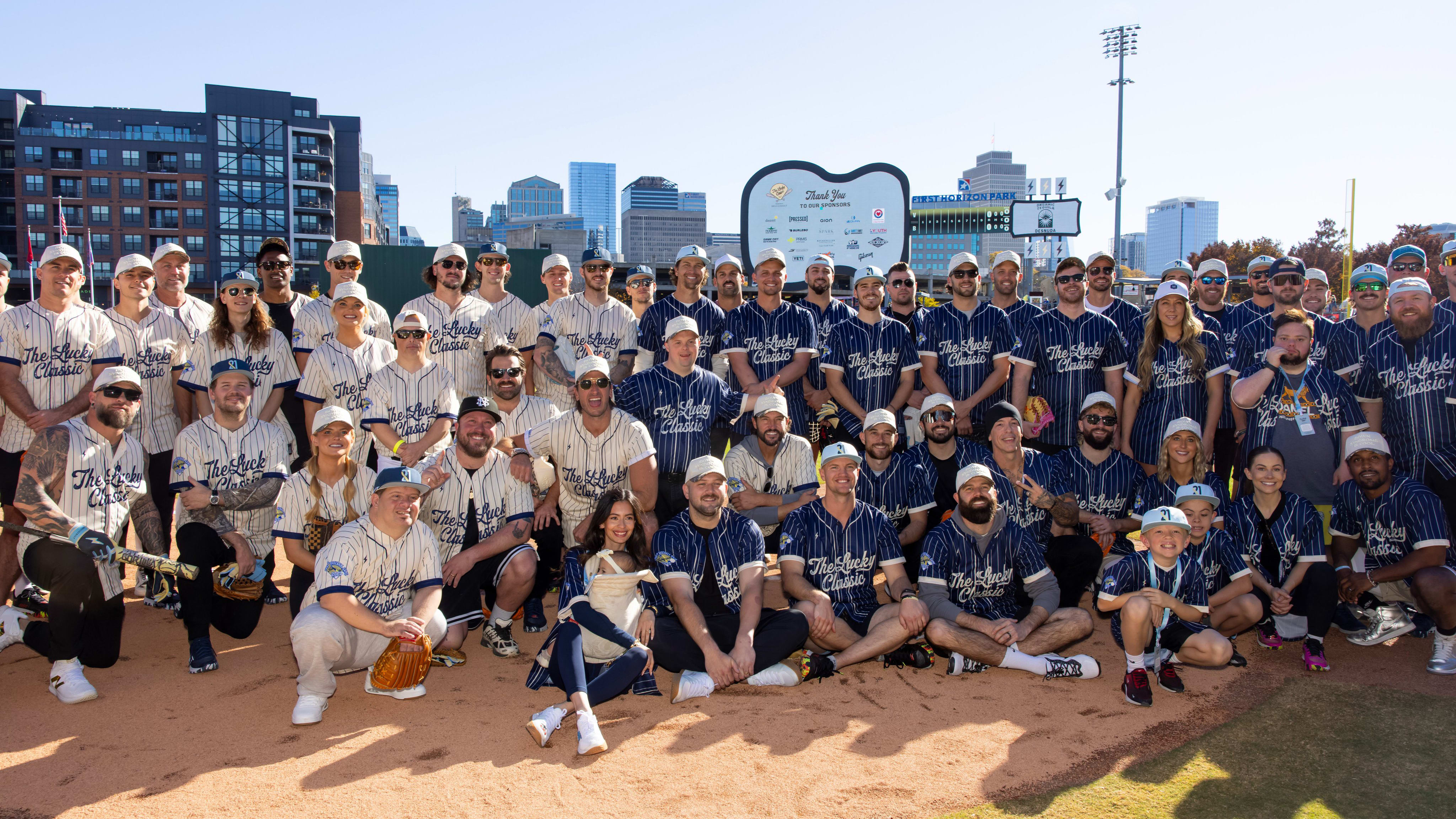 A group photo at The Lucky Classic