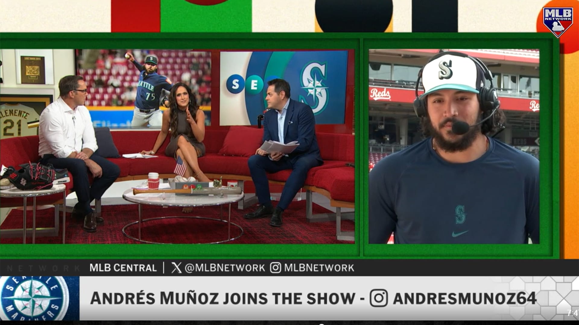 Andrés Muñoz on MLB Network