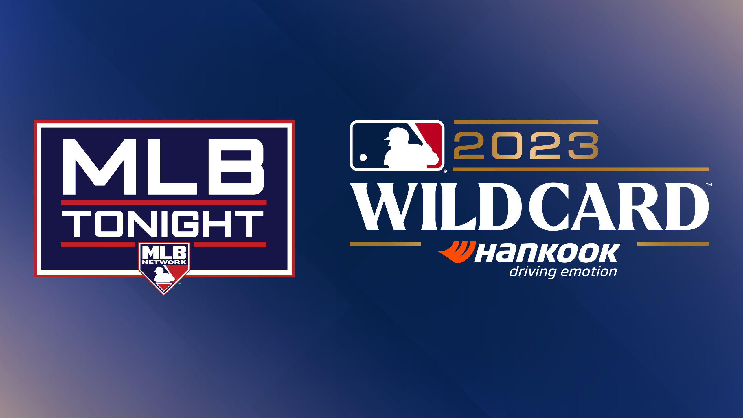 MLB Tonight and 2023 Wild Card logos