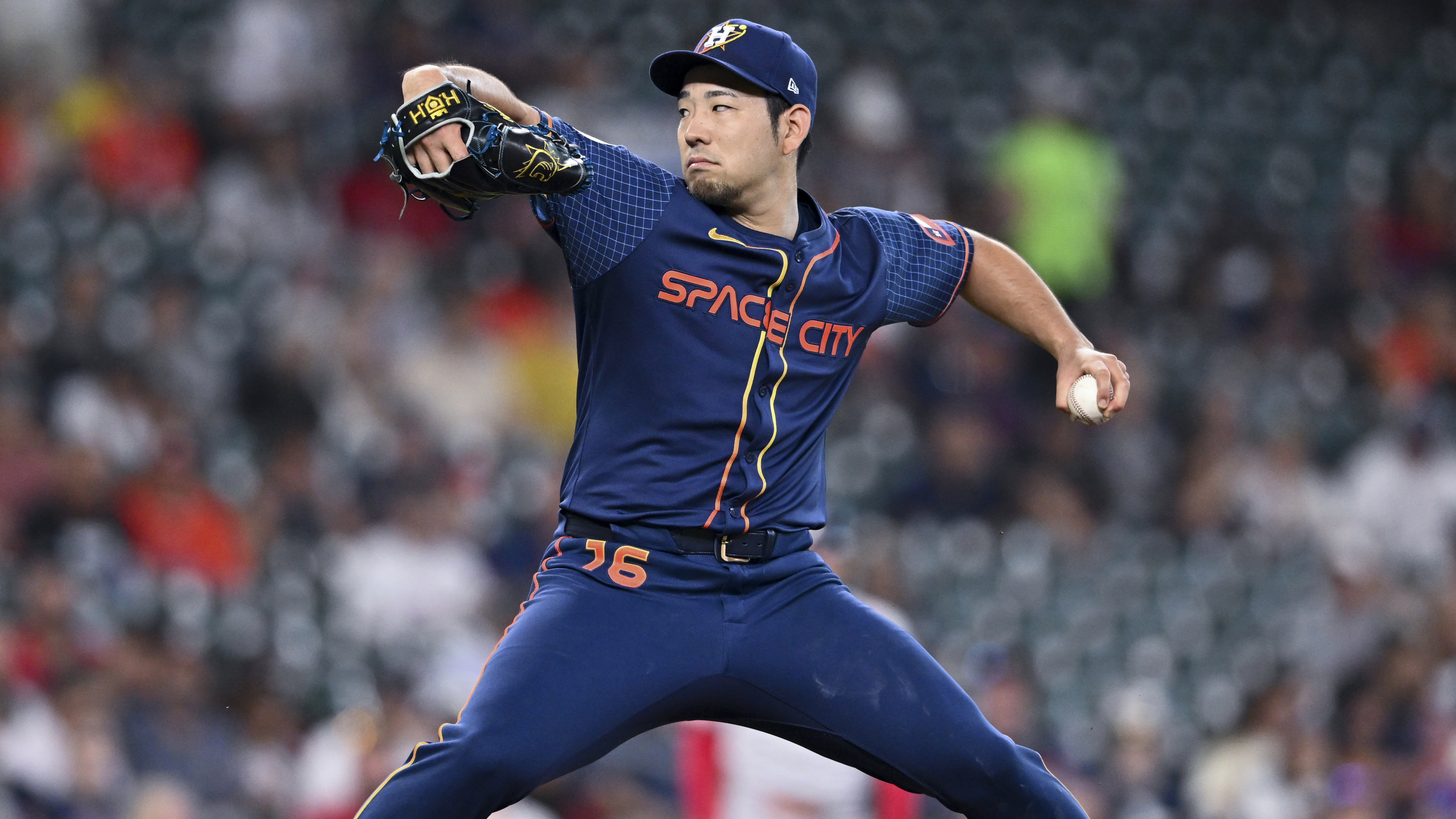 Yusei Kikuchi has helped the Astros' rotation become elite again