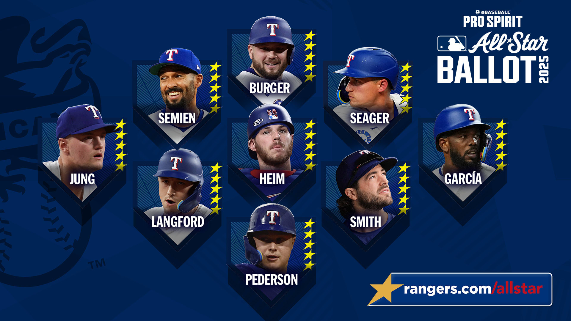 Rangers All-Star ballot