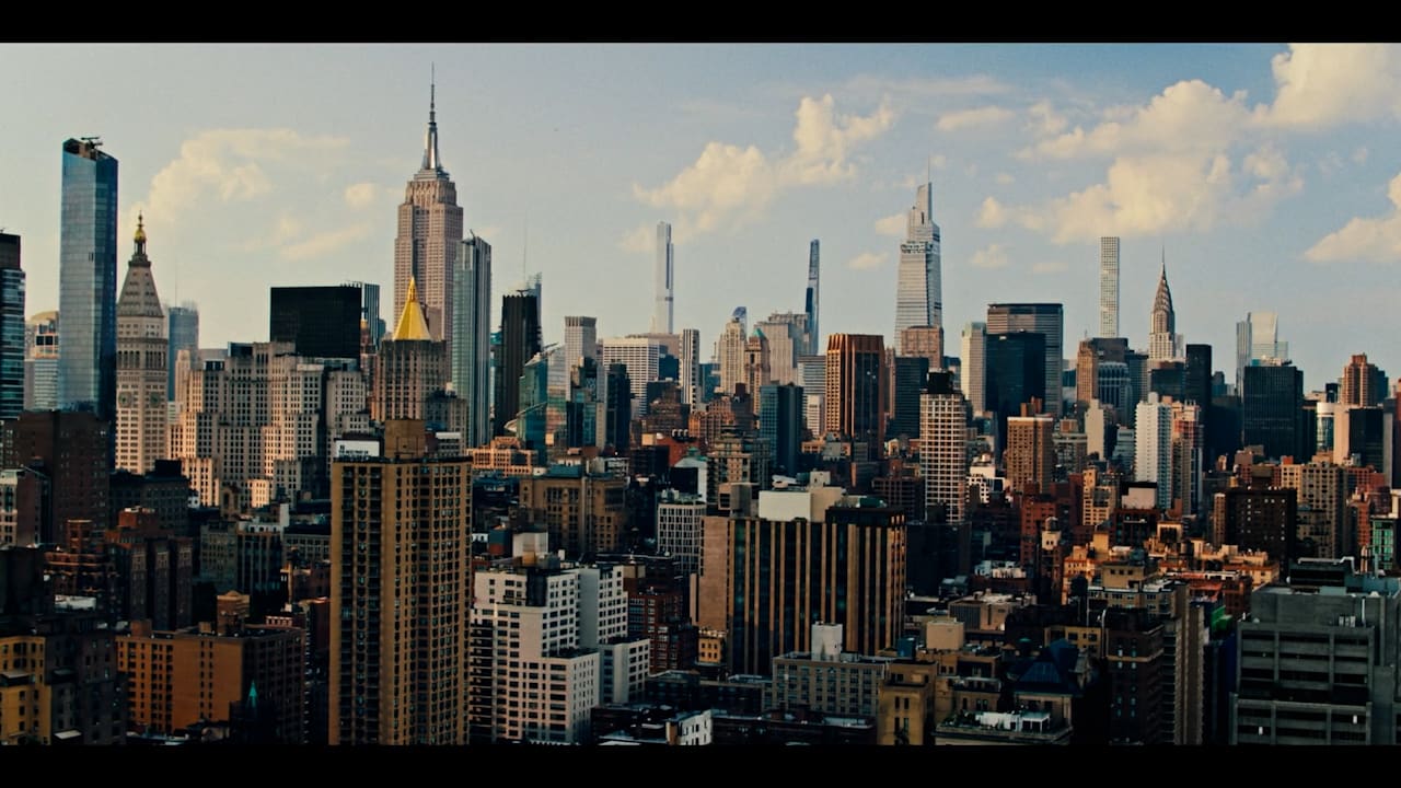 A cinematic view of the New York City skyline