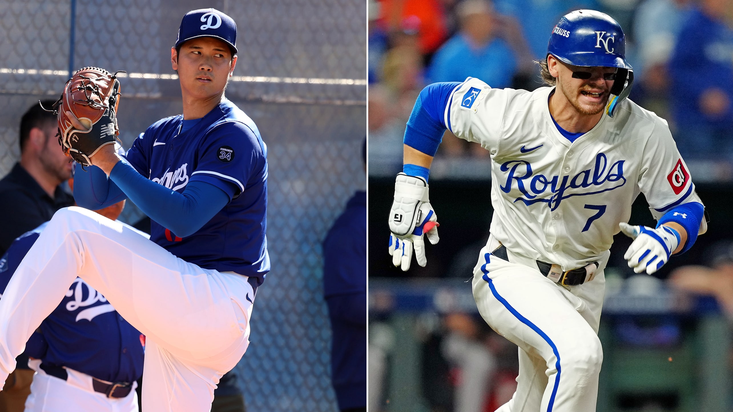 Shohei Ohtani and Bobby Witt Jr.