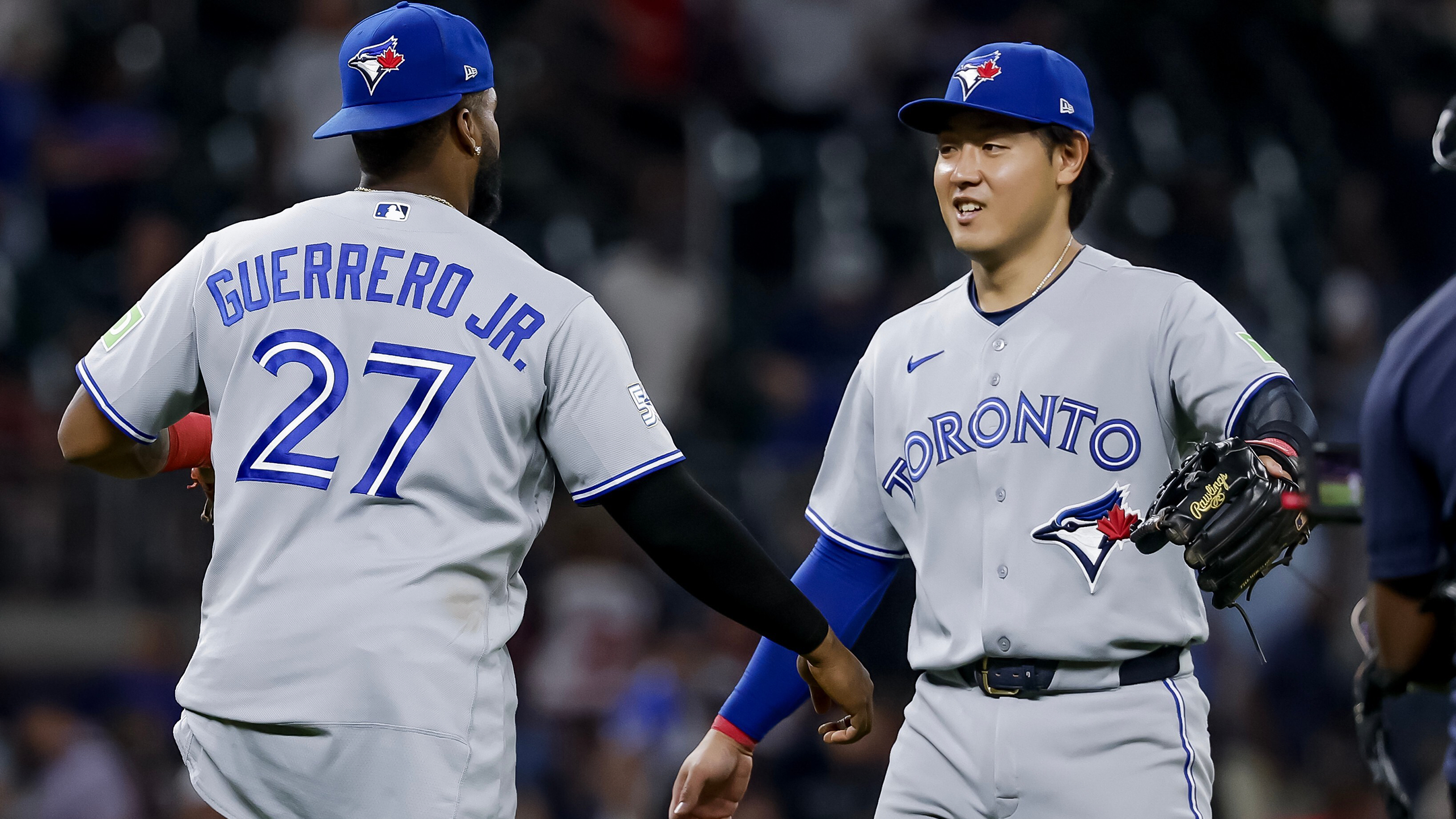 Vladimir Guerrero Jr. and Kazuma Okamoto