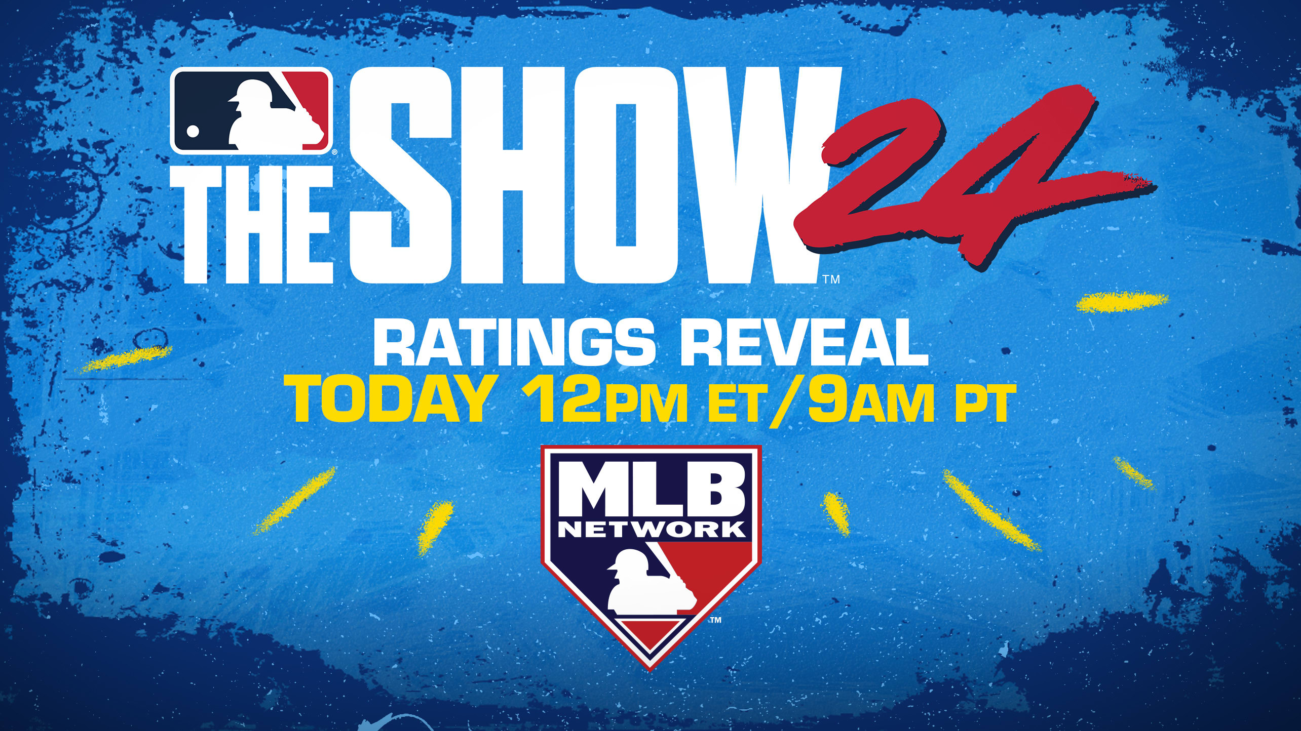 Graphic for MLB Network's program about the video game MLB The Show 24