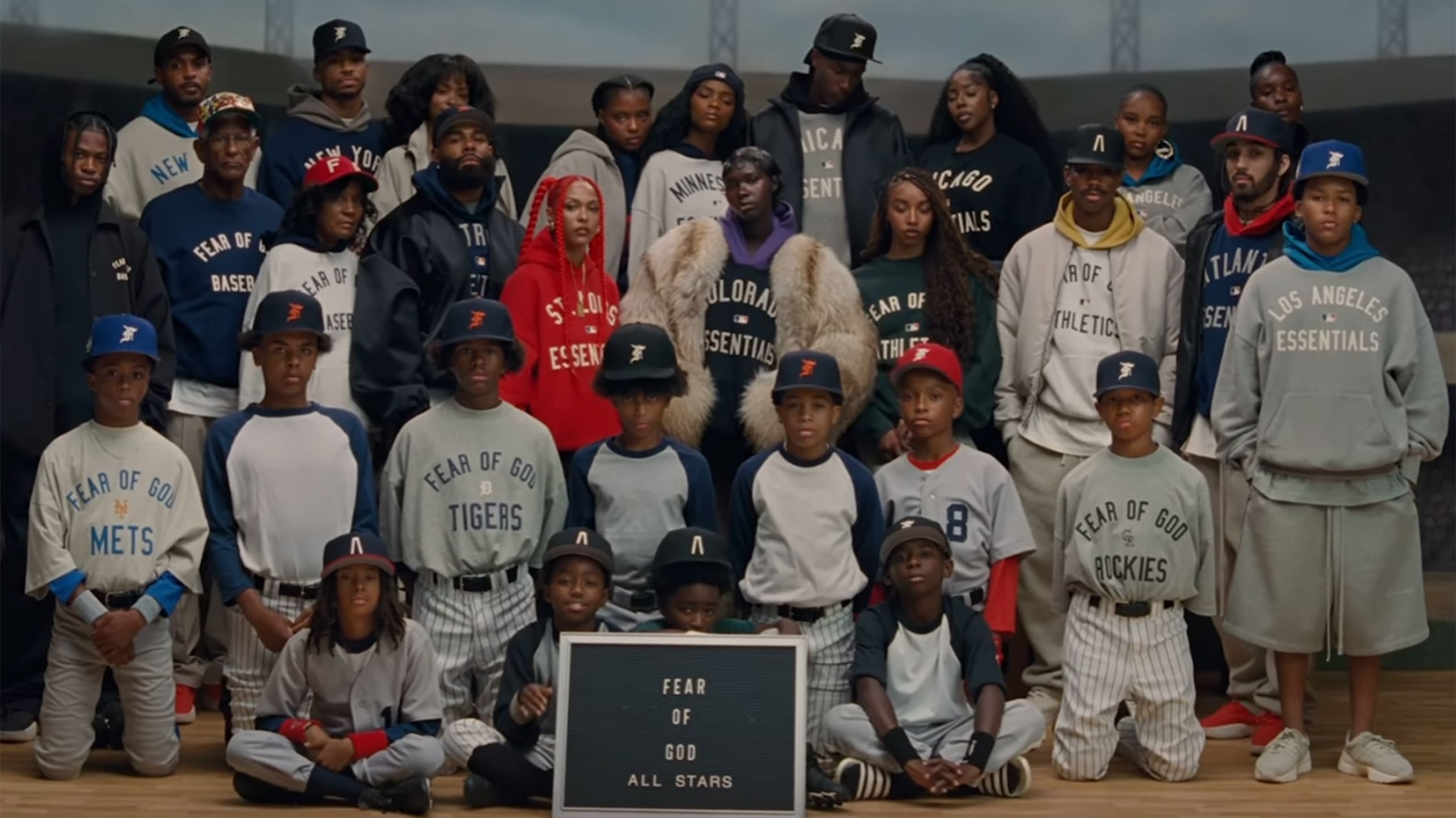 Fear of God-MLB collaboration