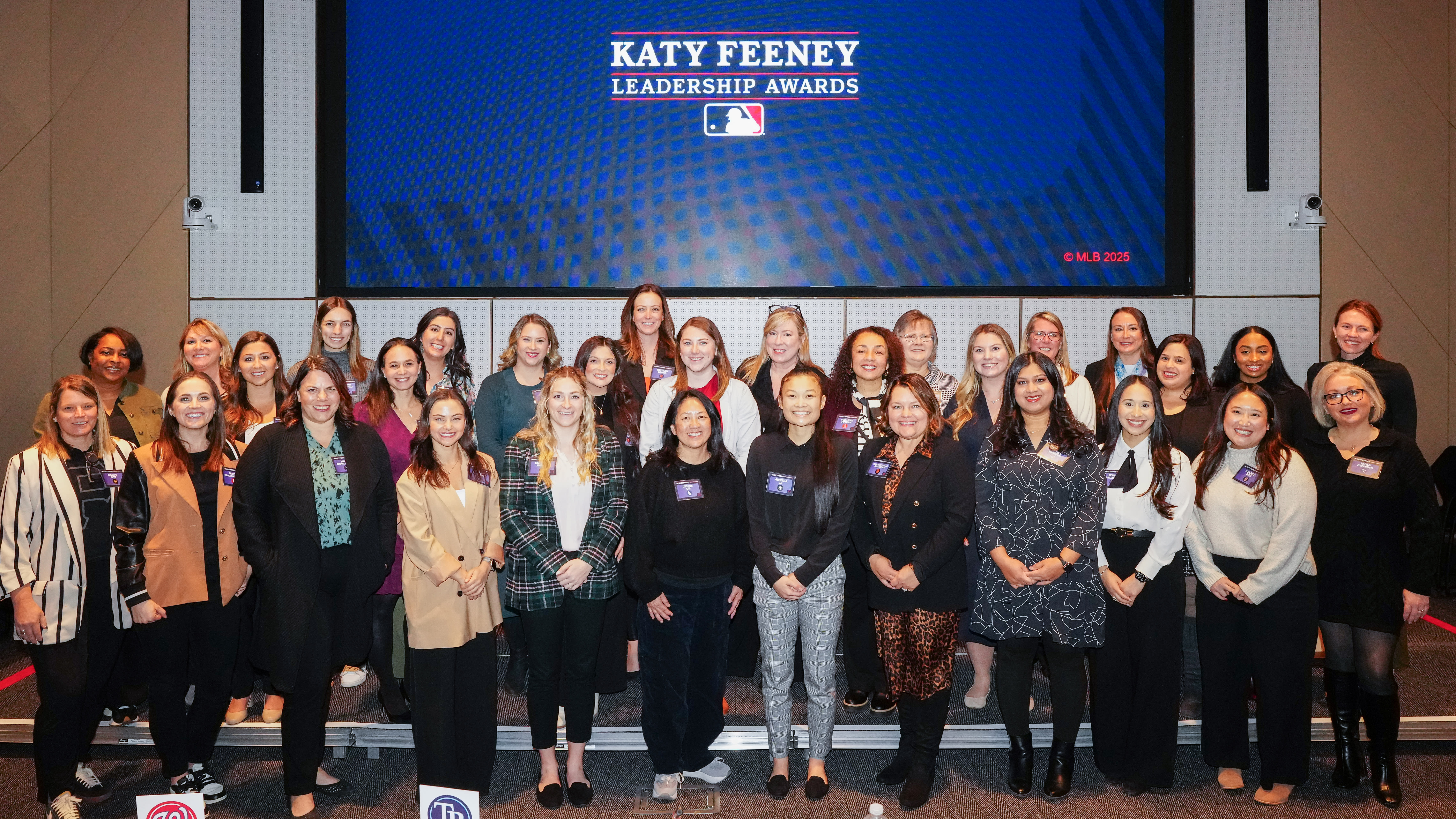 Women working in baseball recently gathered for a workshop at MLB headquarters