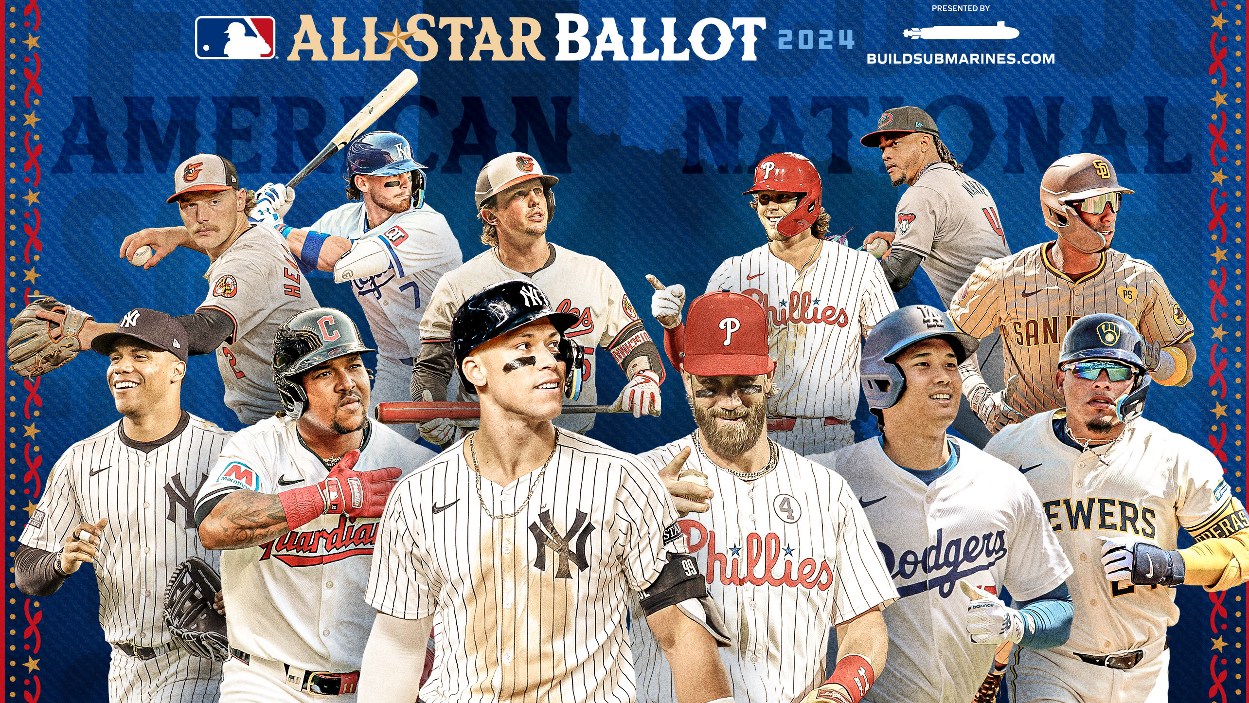 A collage of All-Star Ballot finalists
